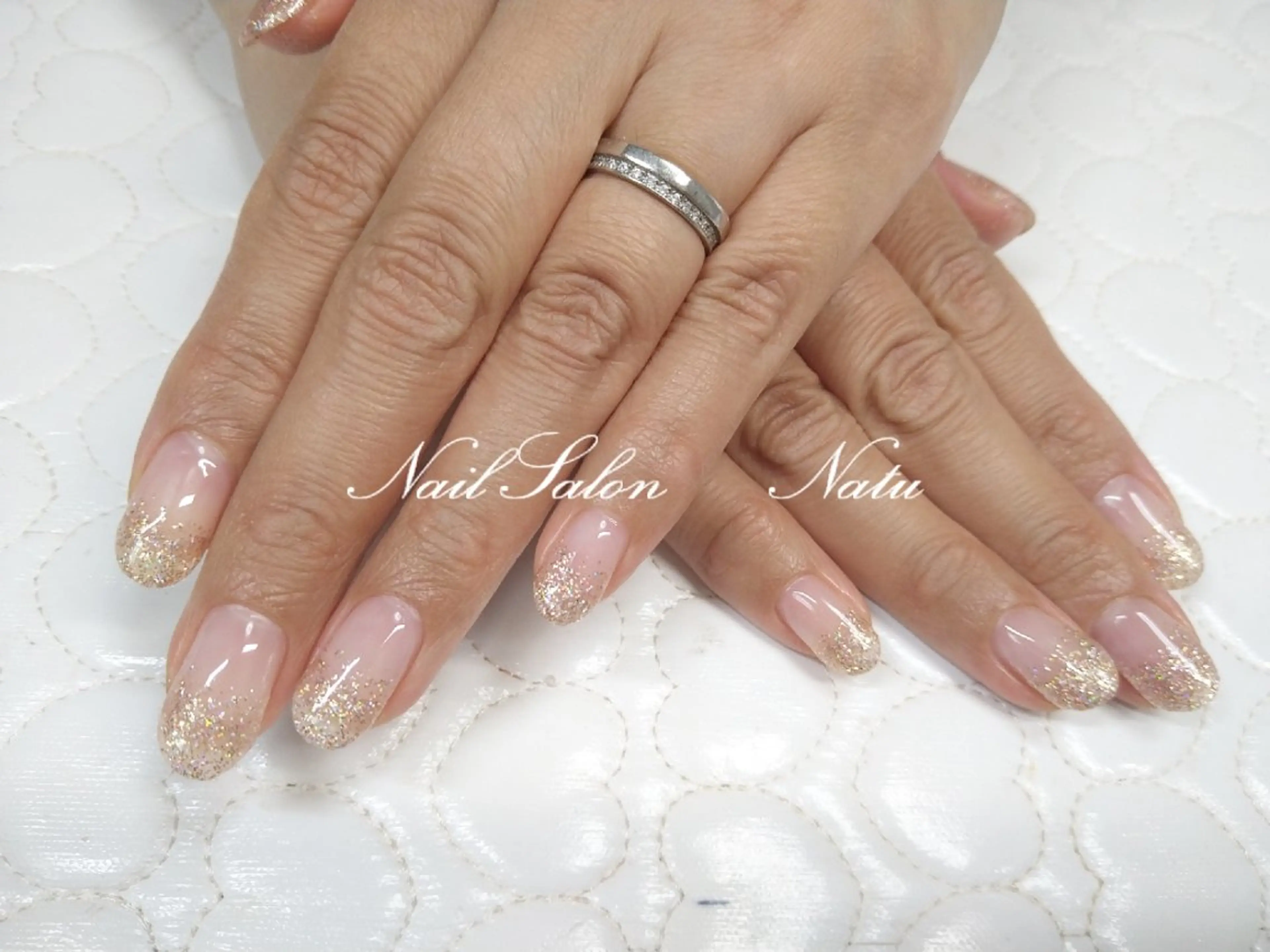 ネイル クリアネイル グラデーション nailsalon　 Natuのネイルデザイン
