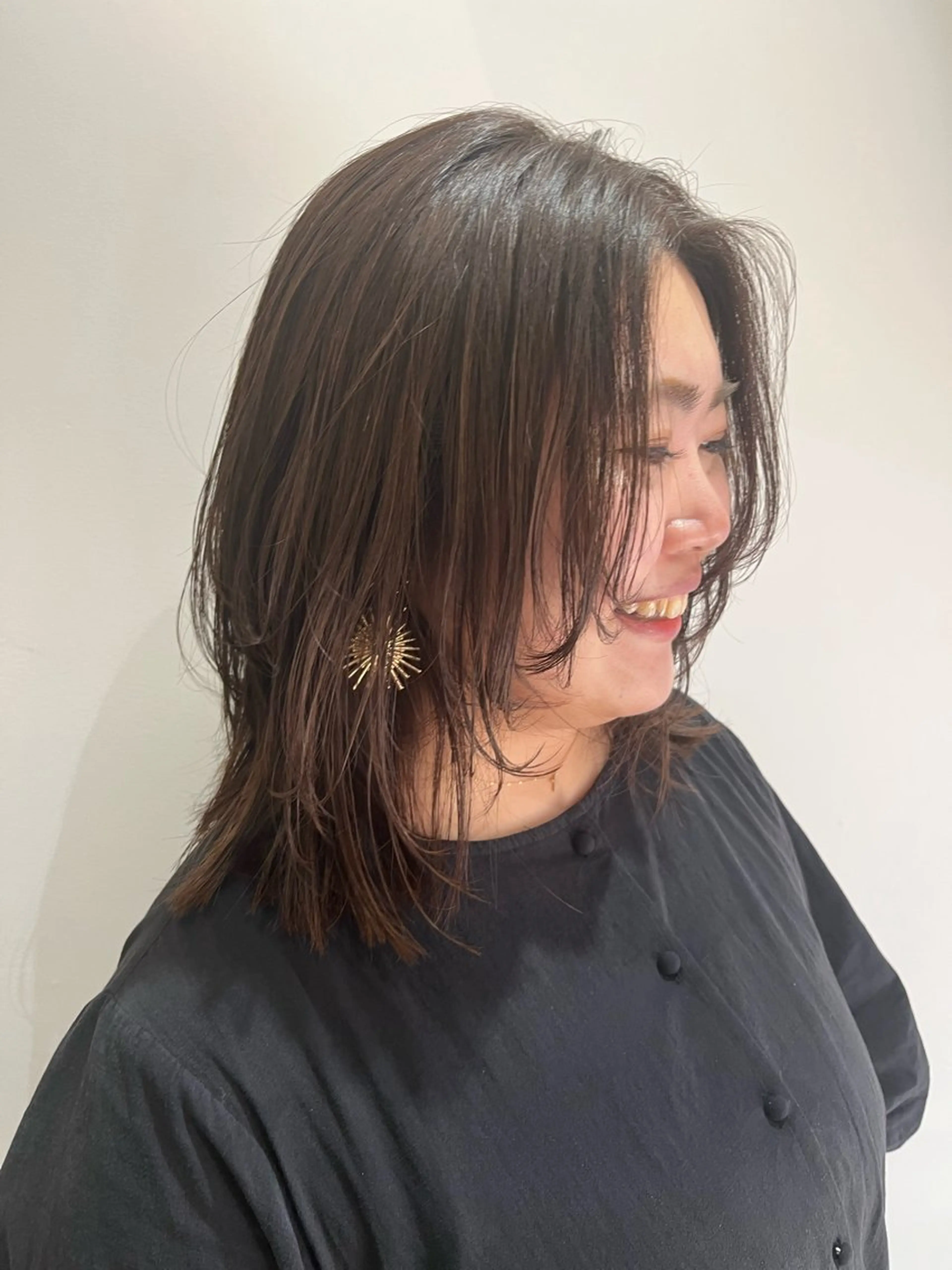 ミディアム カラー ニュアンスヘア☆樋口 希世☆のヘアスタイル