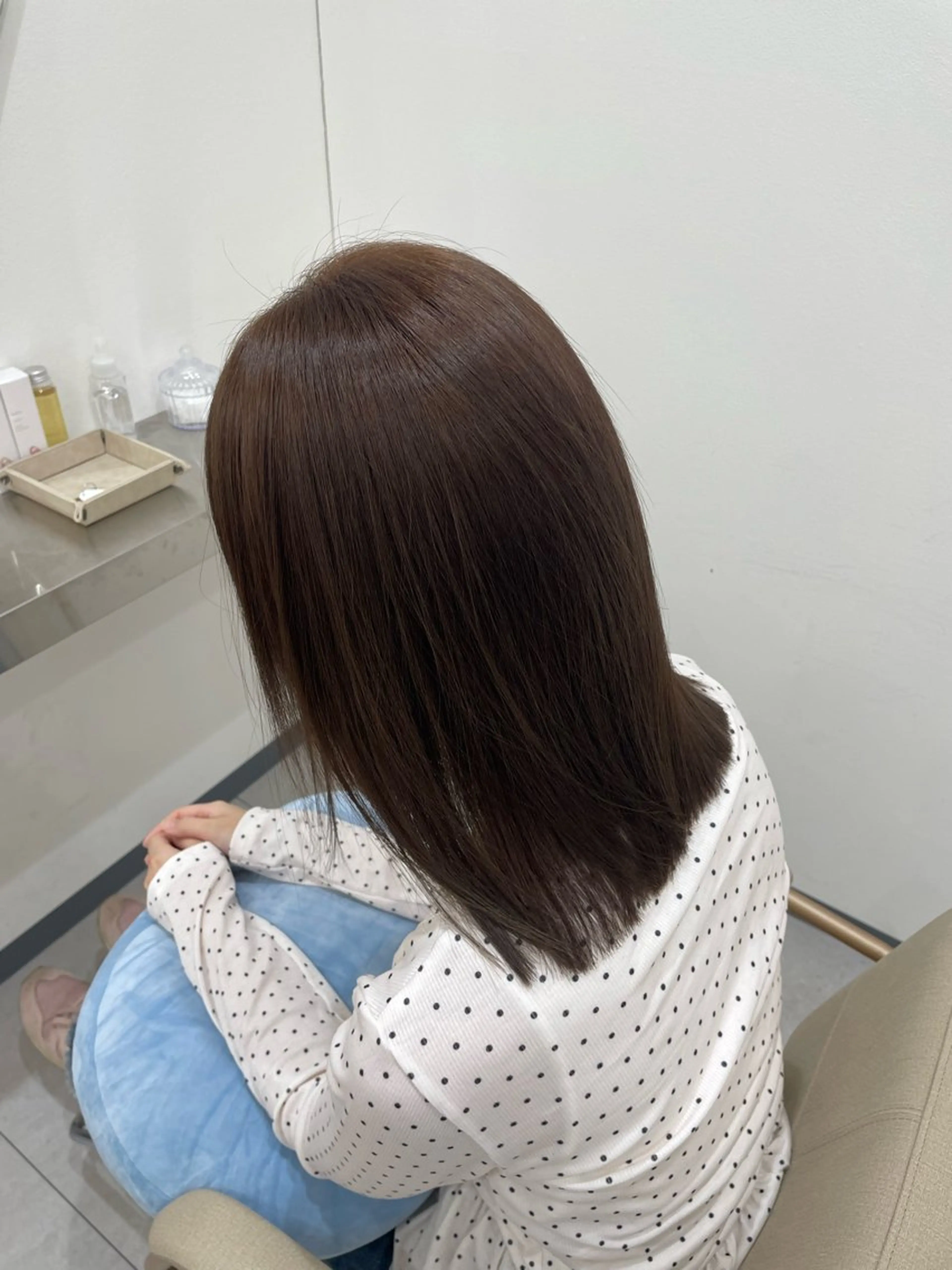 ミディアム カット ヘアカラー トリートメント N°Elune RINNAのヘアスタイル