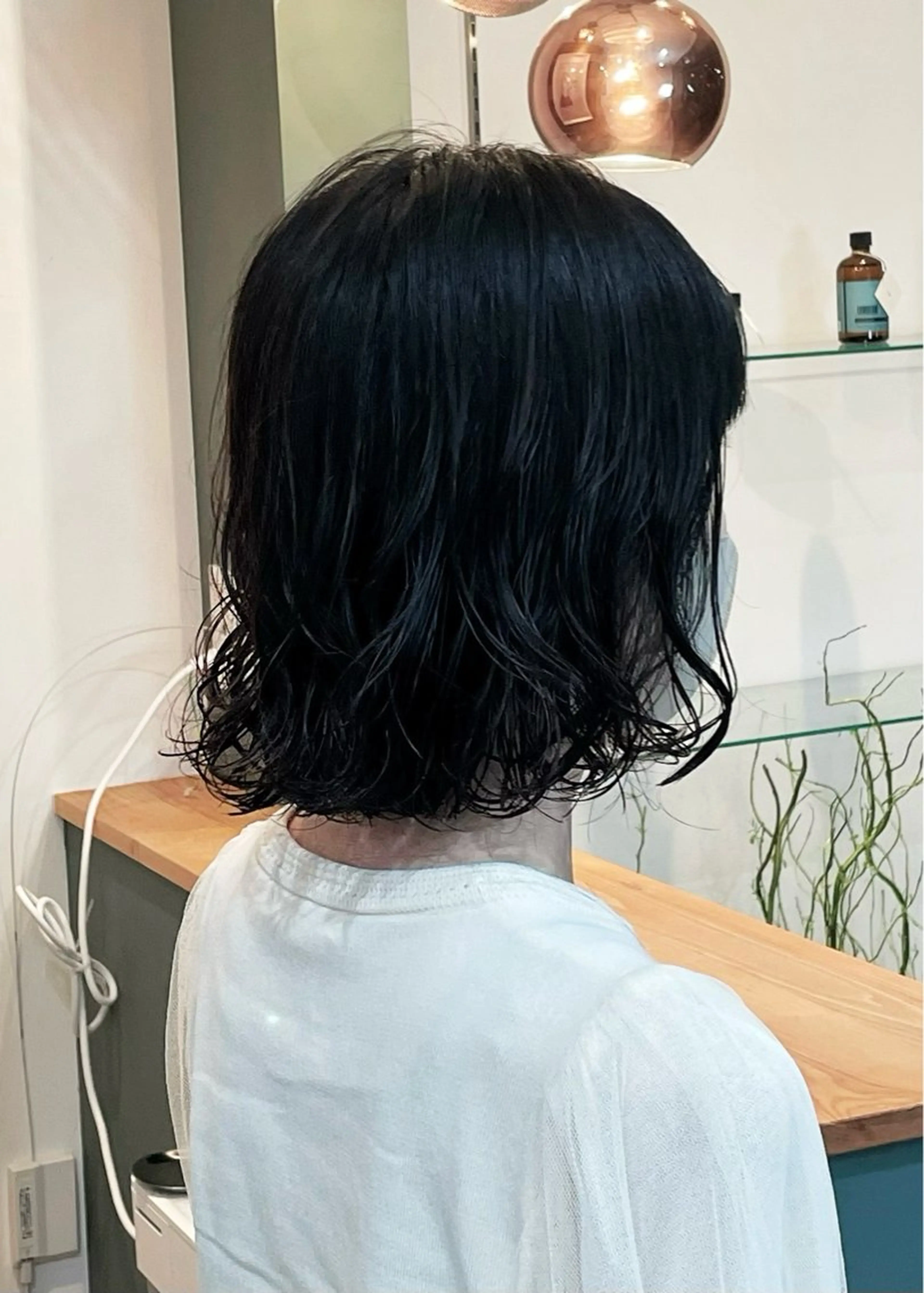 ミディアム ミディアムパーマ ボブ Bella Salon所属・福井 悠のヘアスタイル