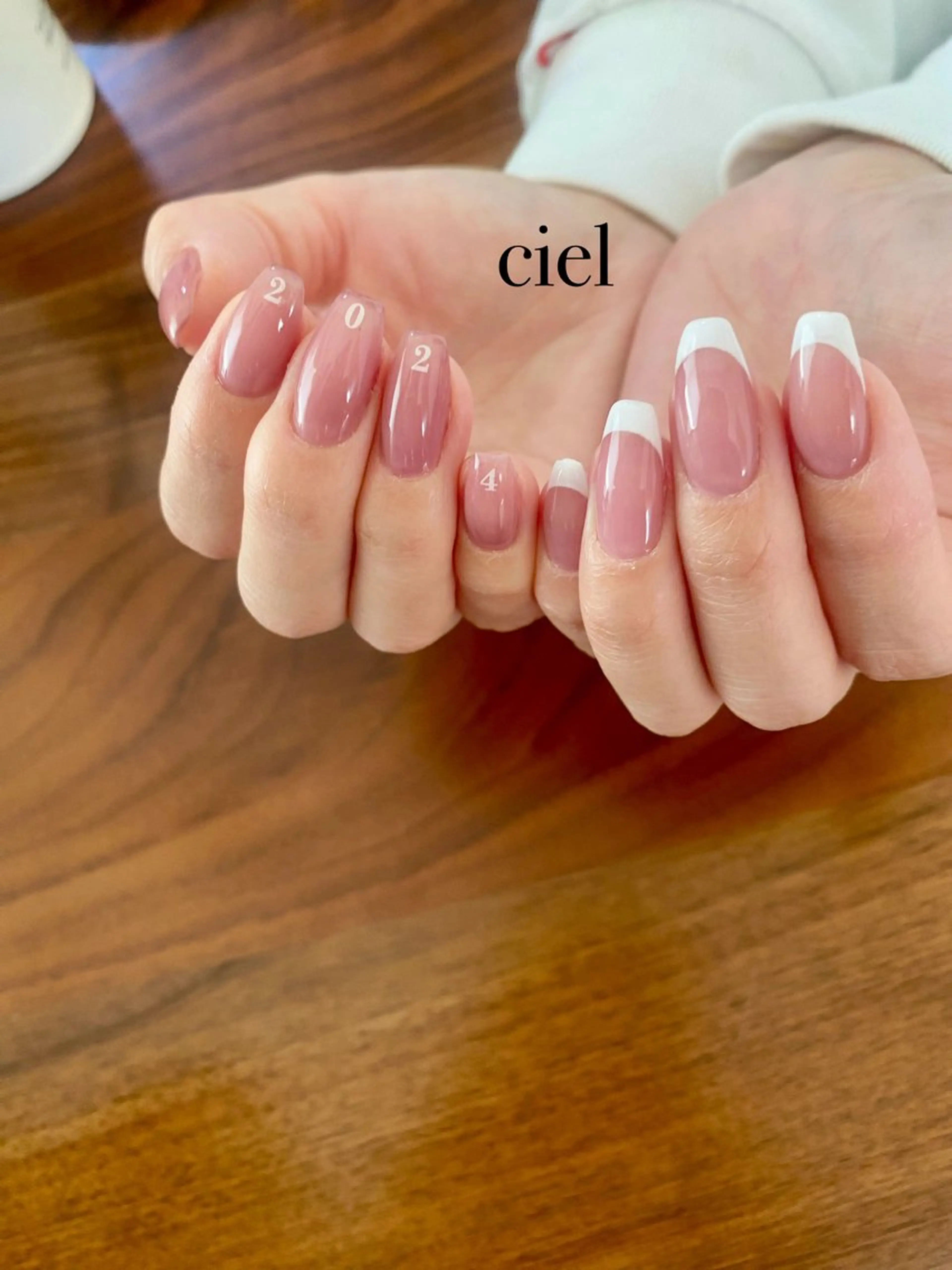 フレンチネイルの写真