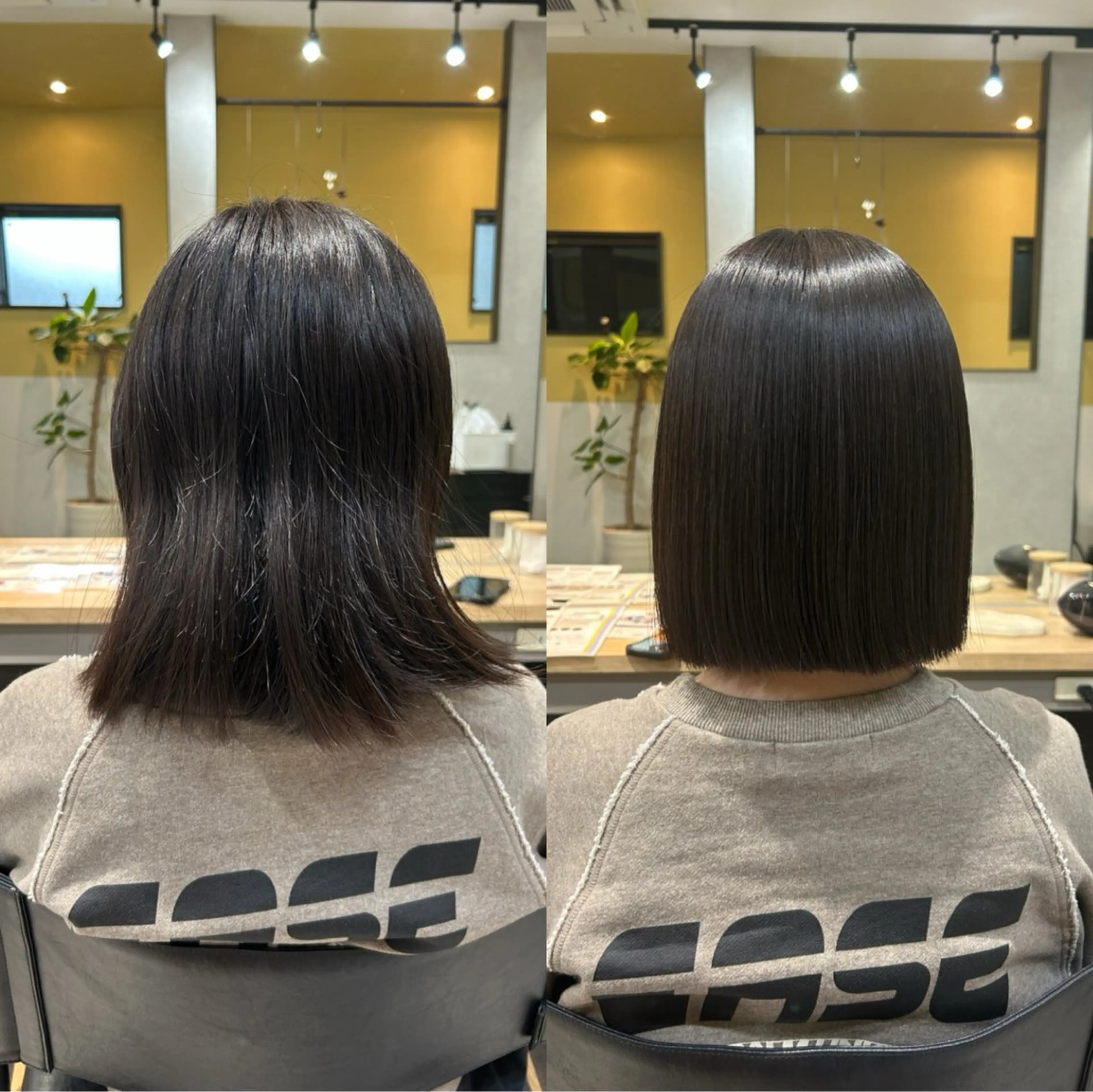 ショート パーマ ストレートパーマ カット 縮毛矯正 トリートメント hub hair レイヤー/透明感のヘアスタイル