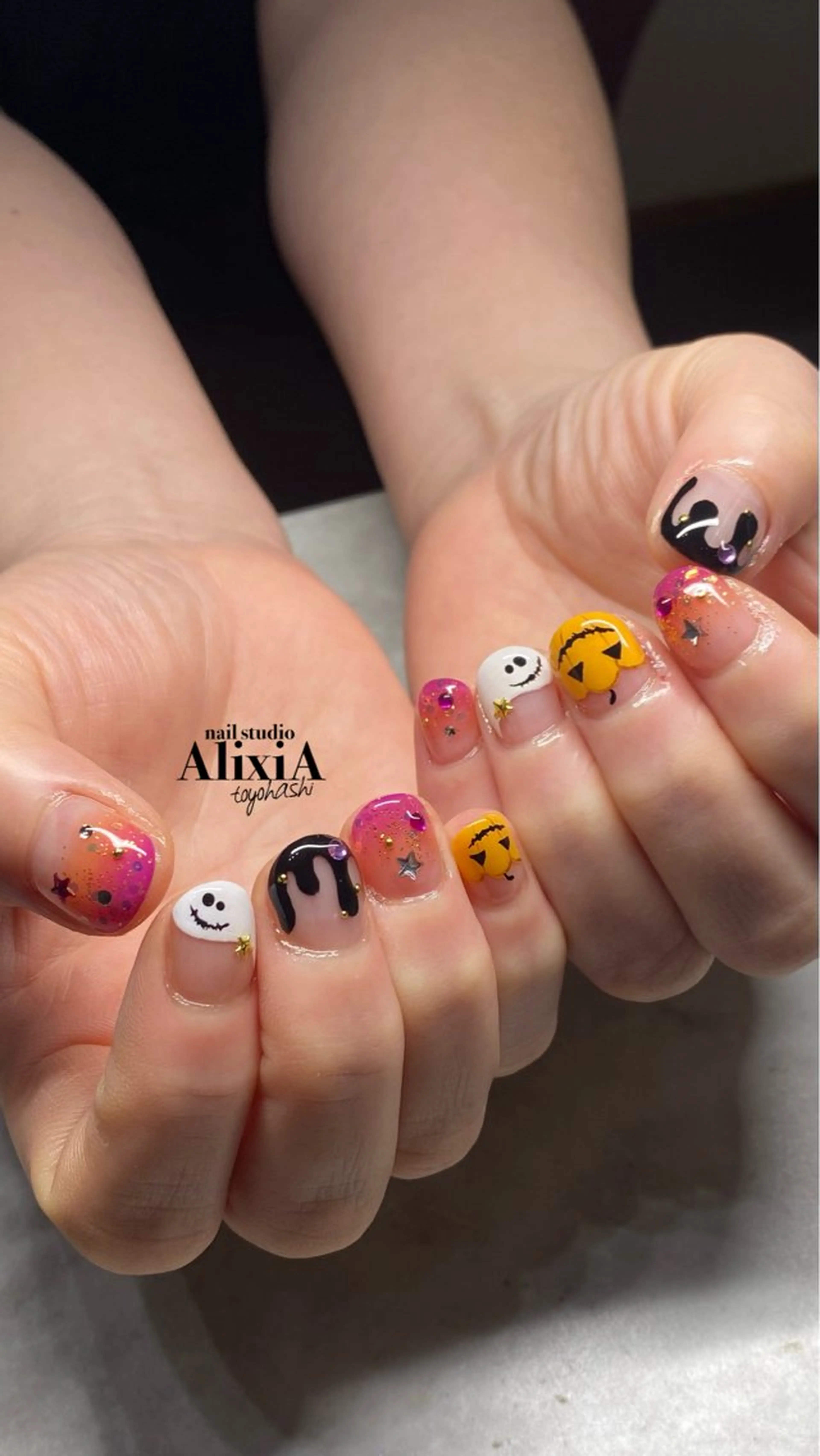 ネイル ハンドネイル AlixiA   nail studio所属・AlixiA ゆみのネイルデザイン