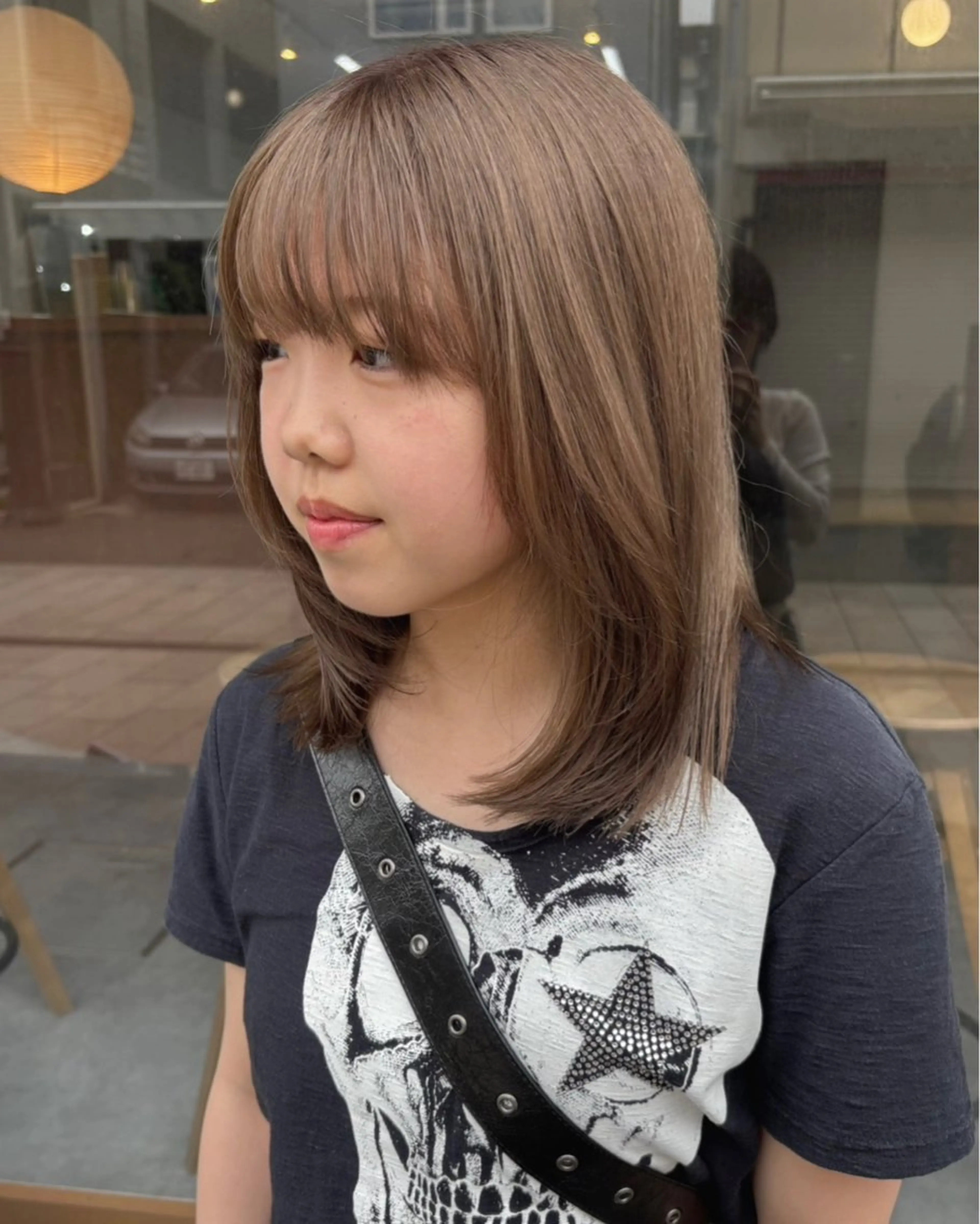 ミディアム ヘアカラー 🌈トップデザイナー 金沢駅近nanamiのヘアスタイル