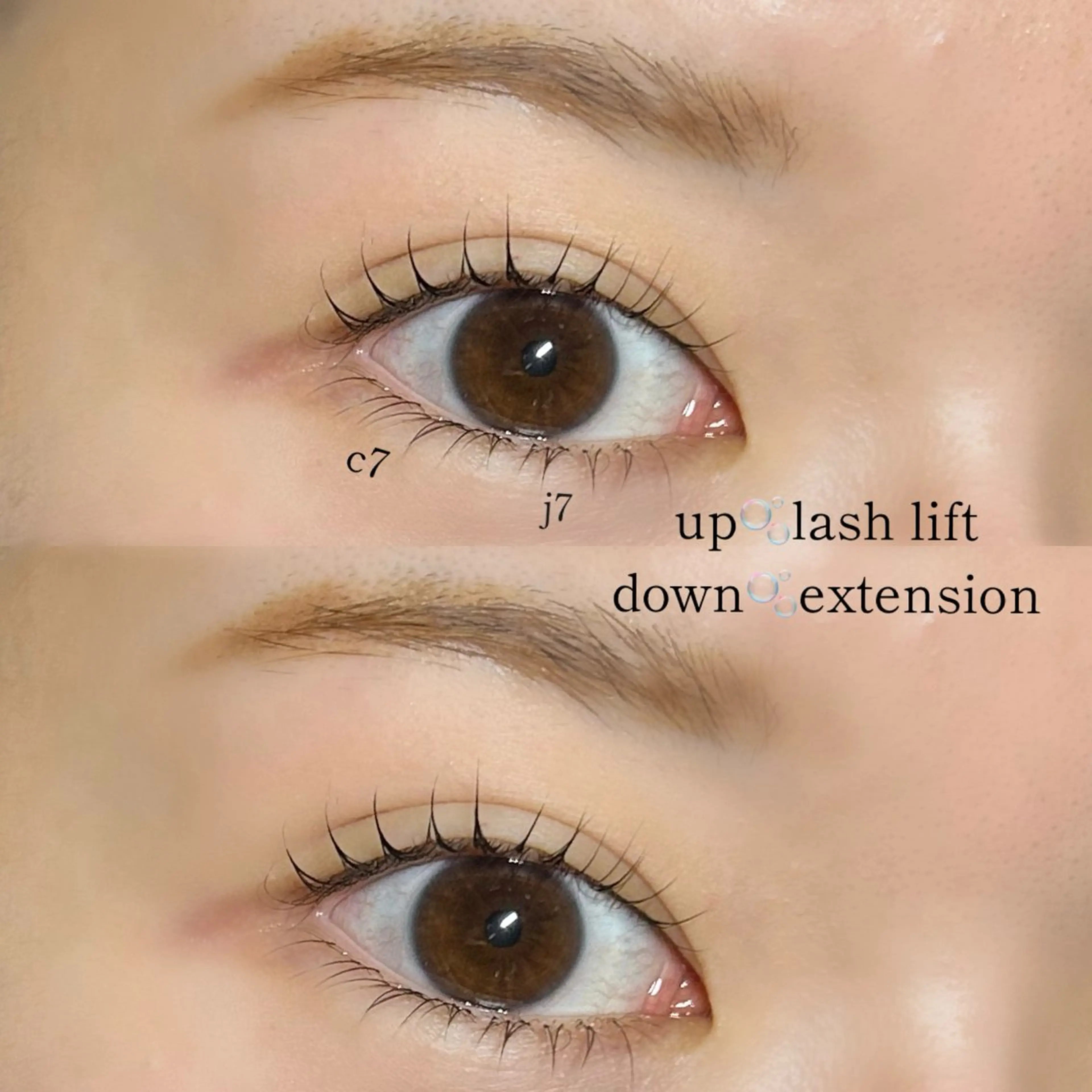 マツエク・マツパ 下まつげエクステ mayu🎀 束感のマツエク・マツパデザイン