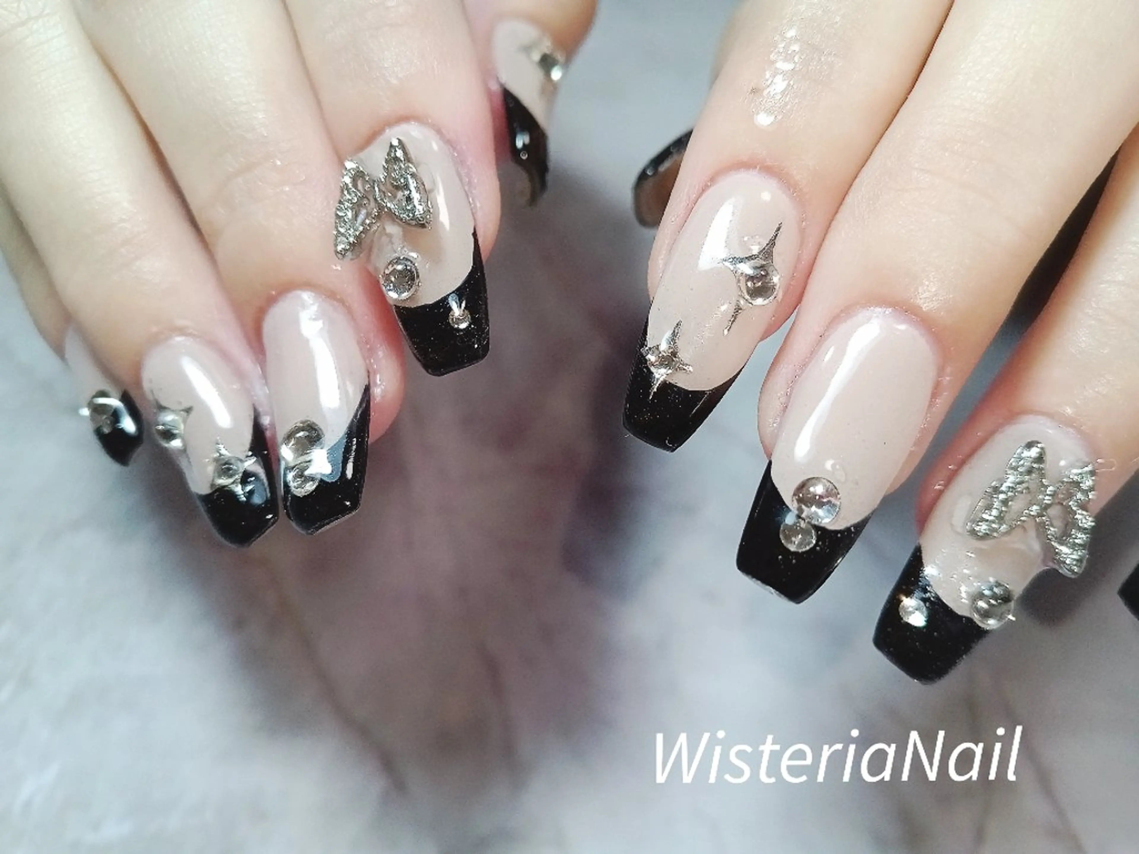 ネイル 持ち込み Wisteria Nail_Yukieのネイルデザイン