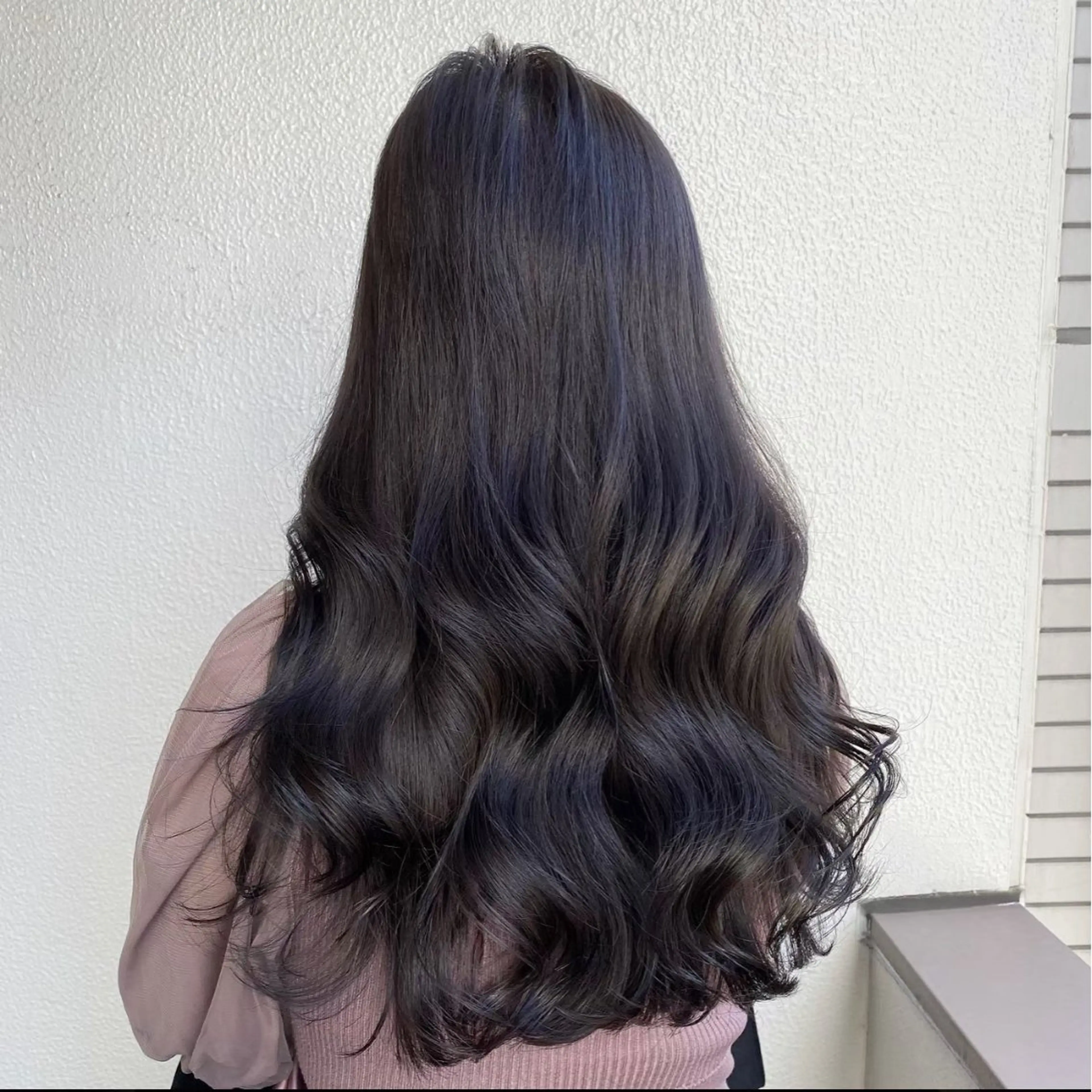 ロング カラー 黒髪 ヘアカラー トリートメント 💖トレンド秋冬 カラー💖FUTAのヘアスタイル