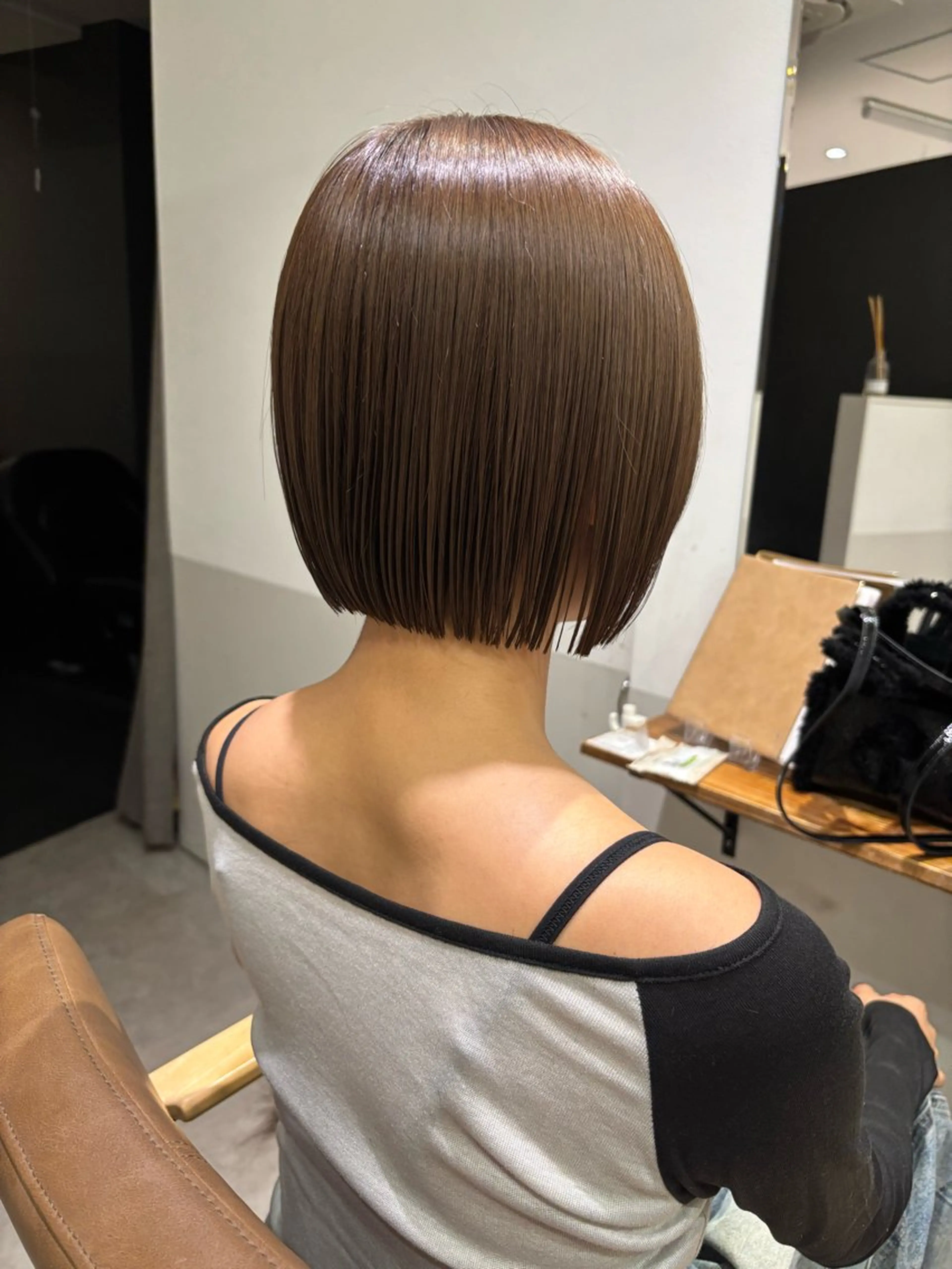 ショート ボブ／ショート 似合わせ🥇のヘアスタイル