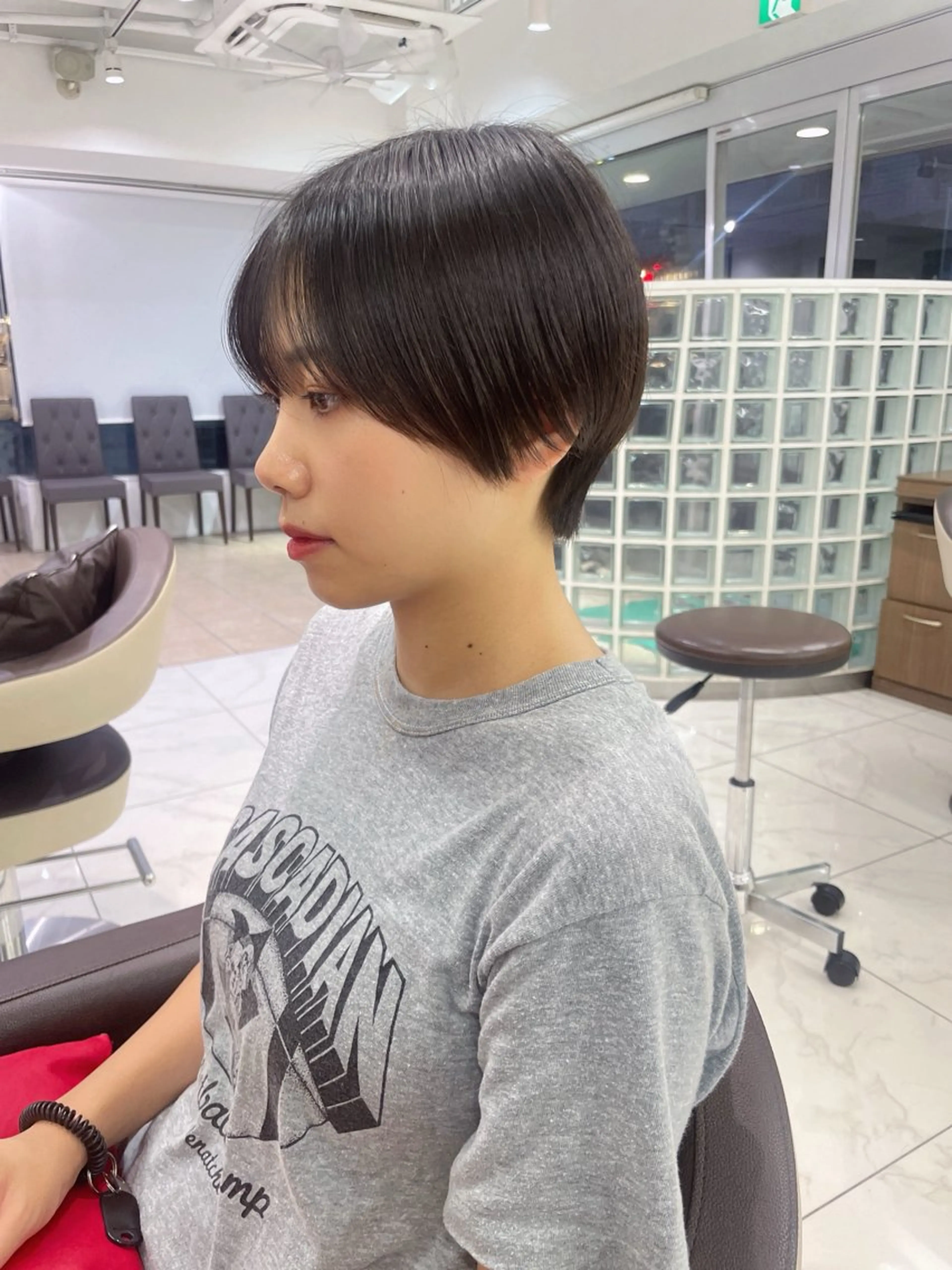 ショート ショートヘア カット 福島成美/髪質改善 縮毛矯正/カラーのヘアスタイル