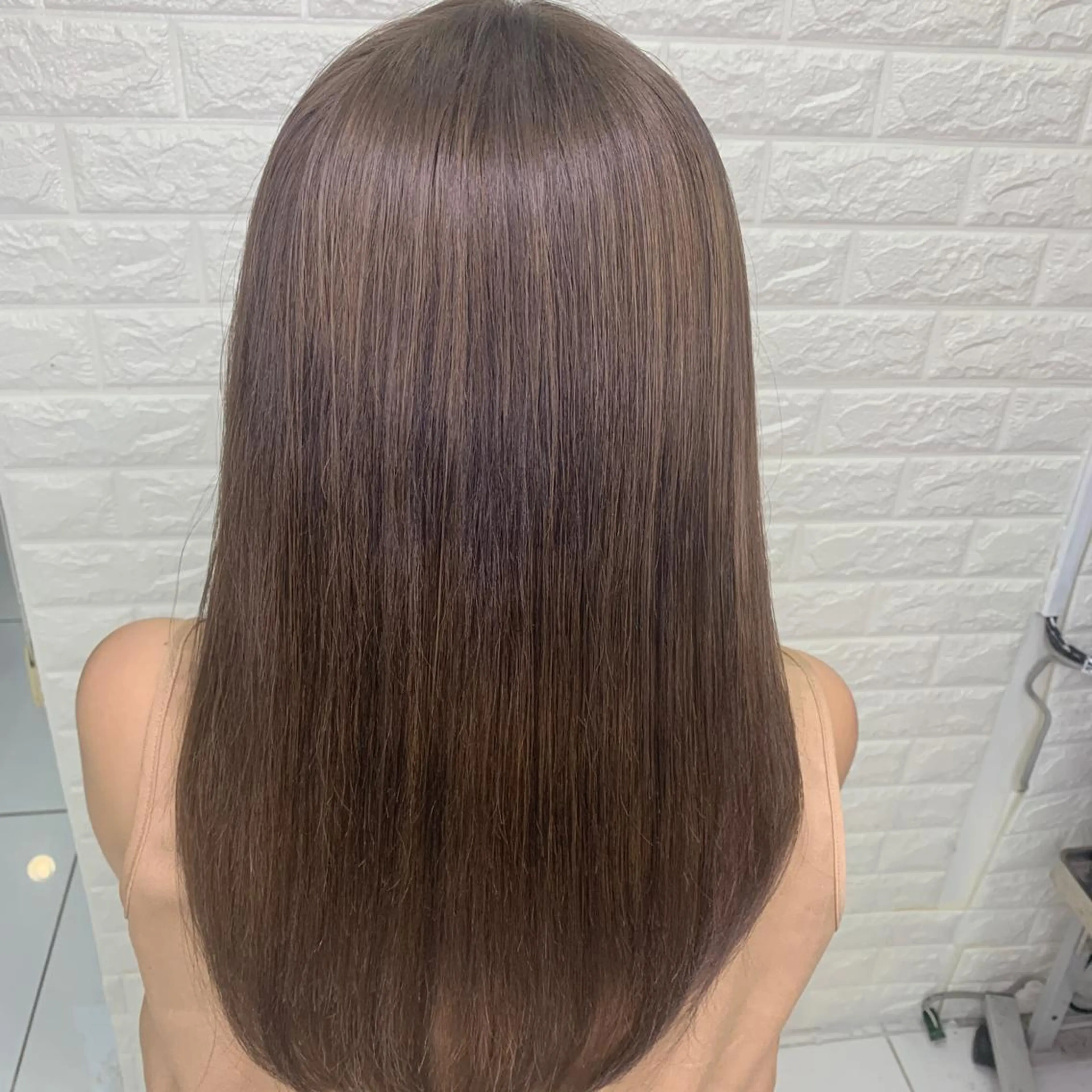 セミロング カラー アクアカラー 髪質改善 トリートメント ✨髪質改善✨ トリートメントLASのヘアスタイル