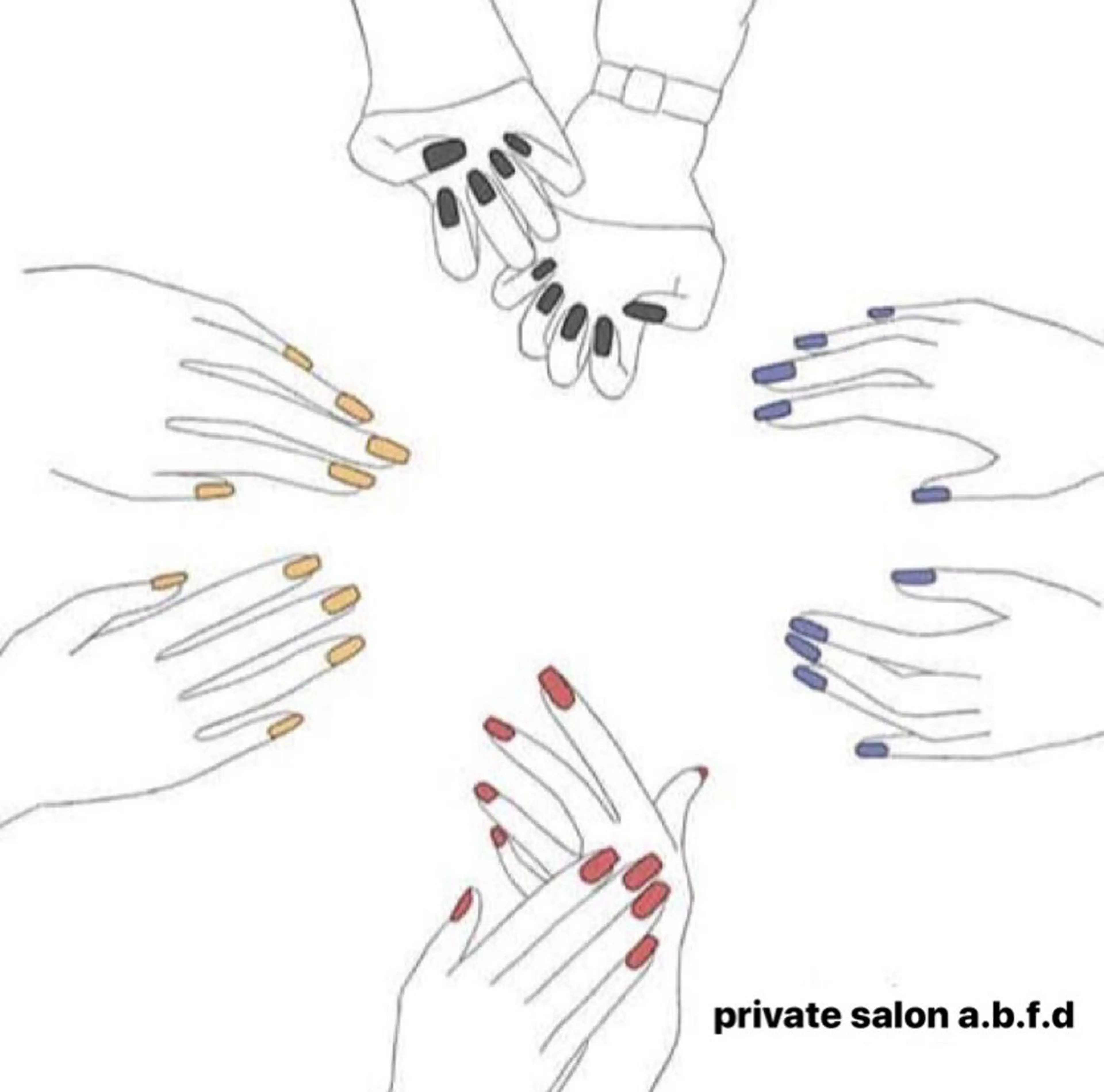 ネイル プライベートサロン a.b.f.dのネイルデザイン