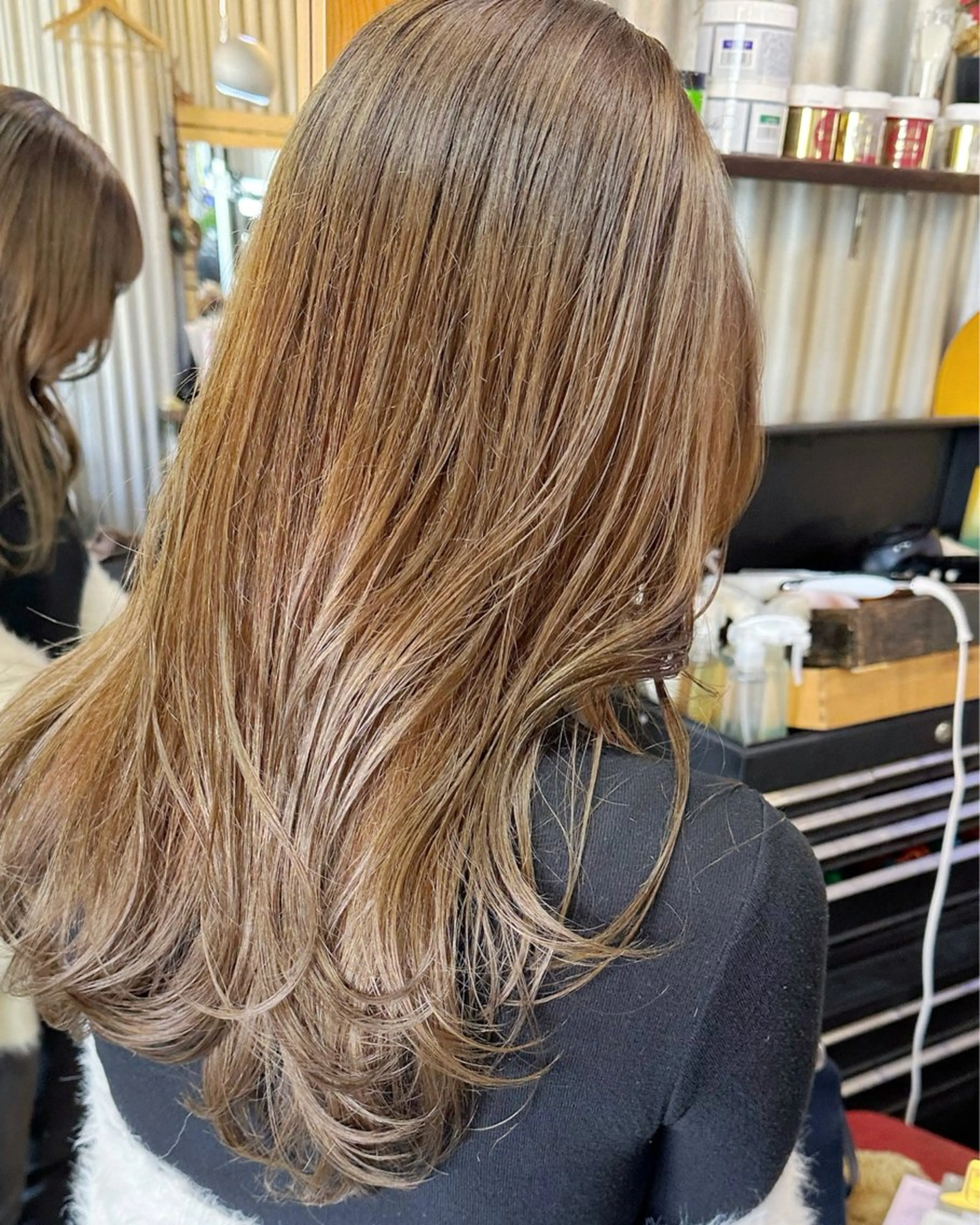 ロング ヘアカラー トリートメント 玉木 育実のヘアスタイル