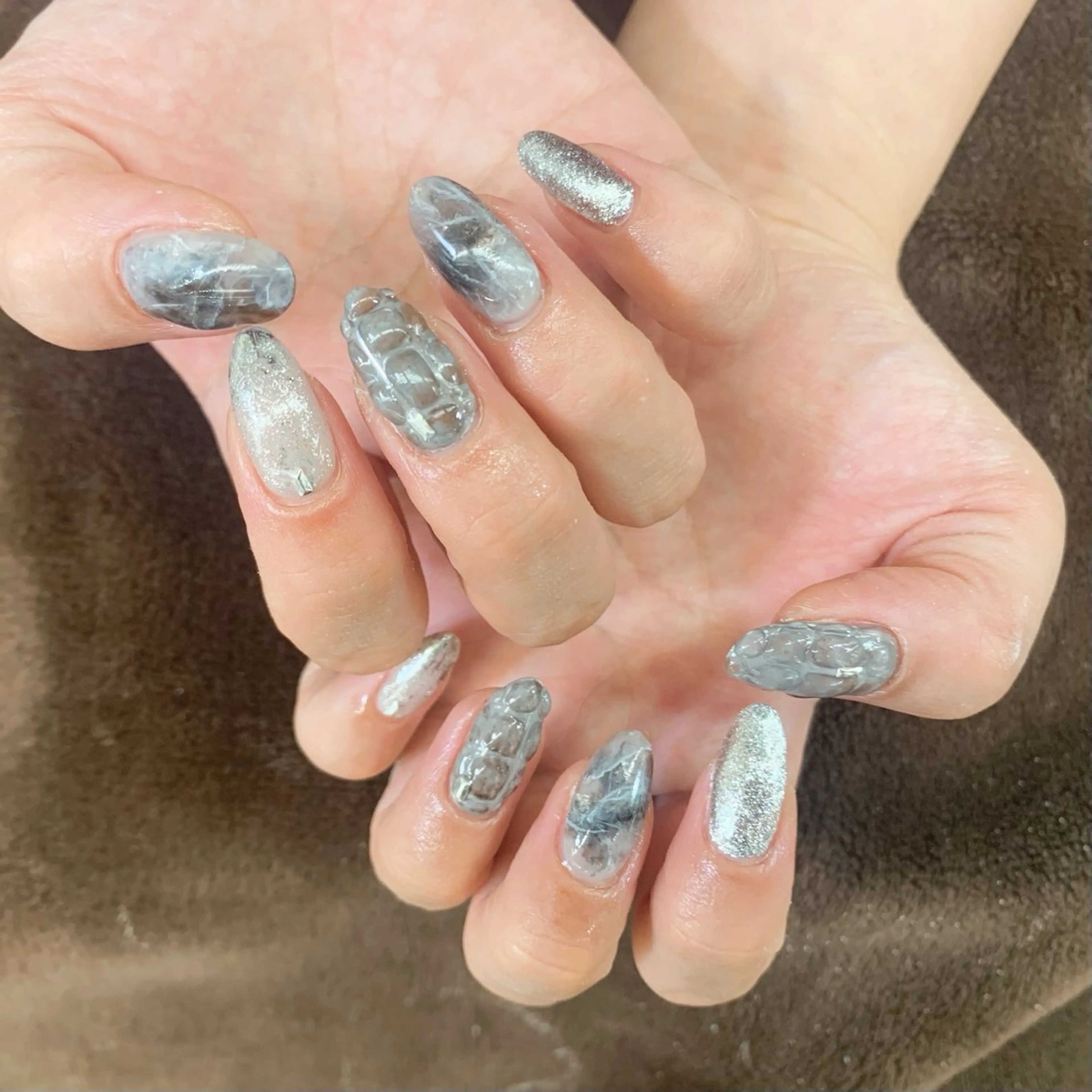 ネイル ⭐︎休業中の練習⭐︎ JNA認定講師髙橋のネイルデザイン