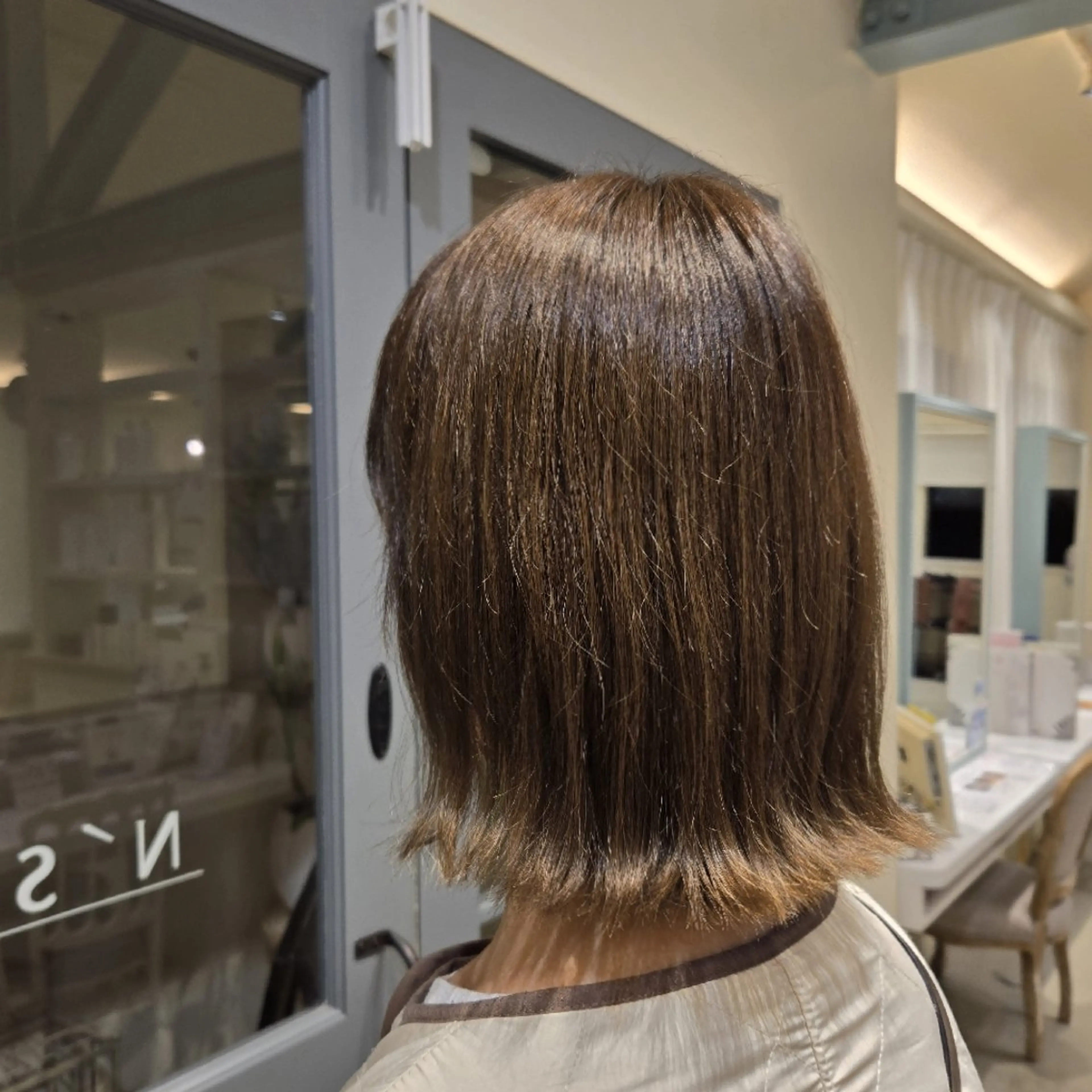 ミディアム ボブ 小峯 瑞貴のヘアスタイル