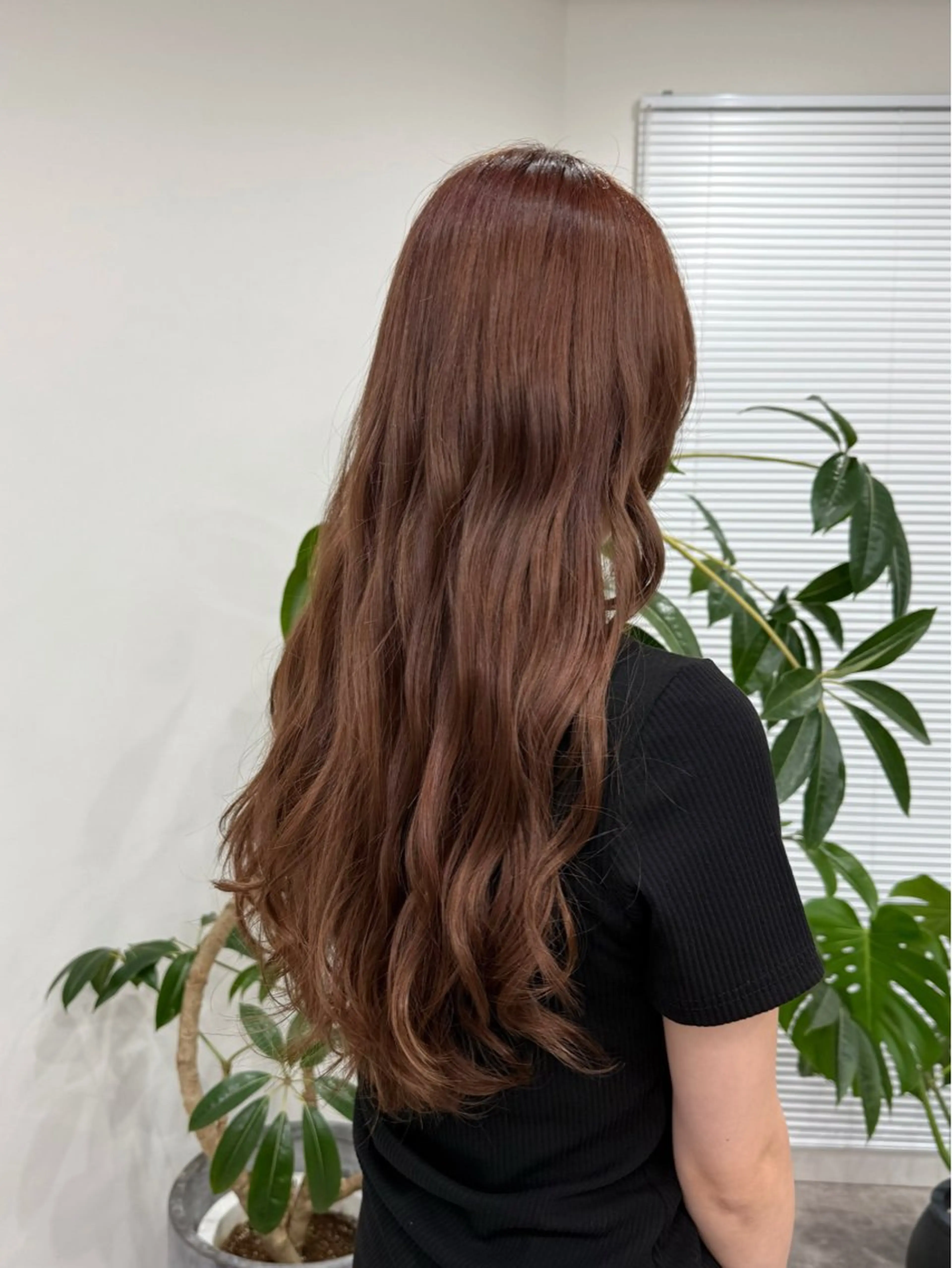 ロング カラー ブラウンカラー オレンジ era所属・azumi/ボブ/暖 色/オリーブ/縮毛のヘアスタイル