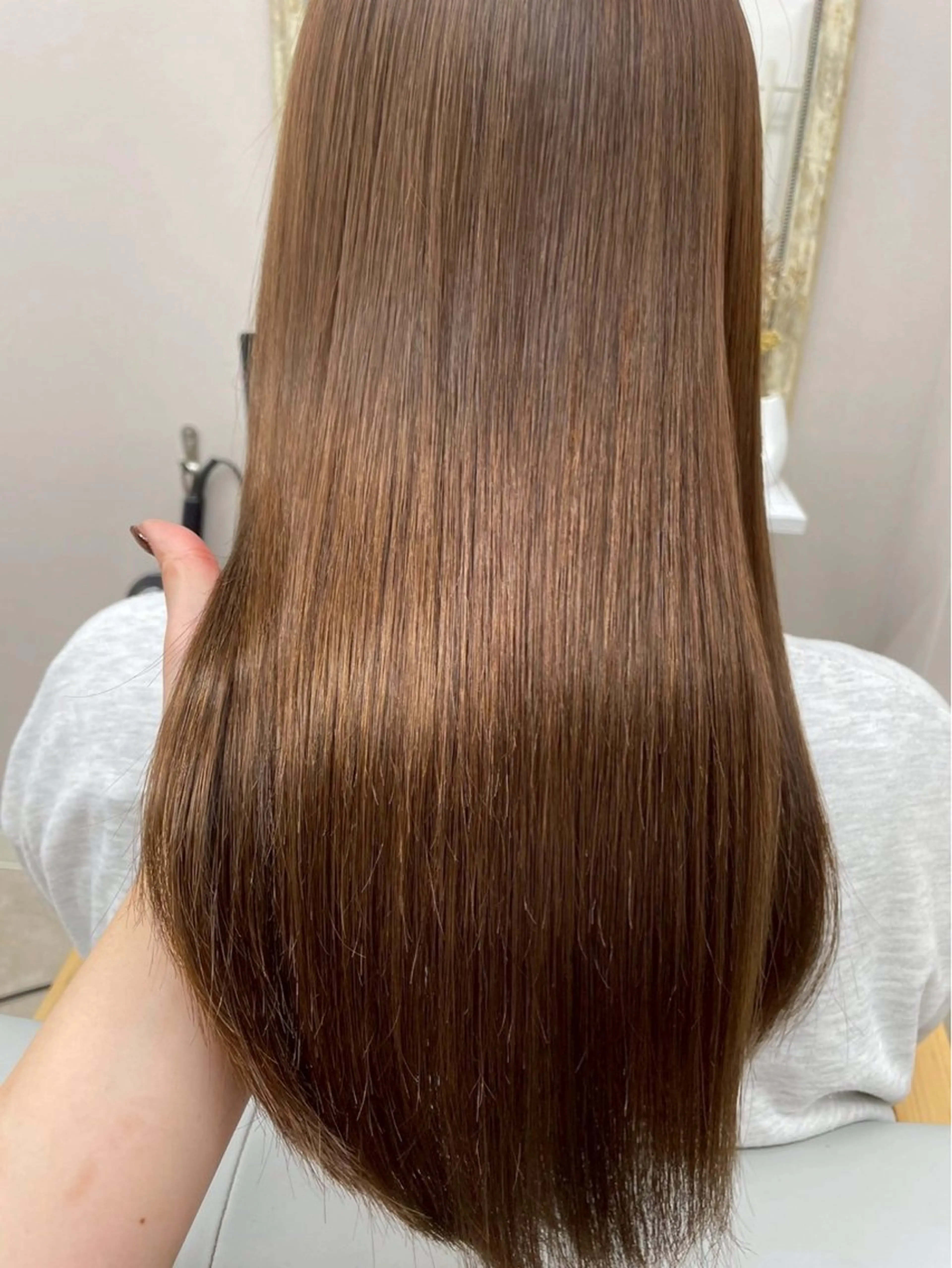 セミロング カラー トリートメント luna所属・luna ayane ／透明感カラーのヘアスタイル