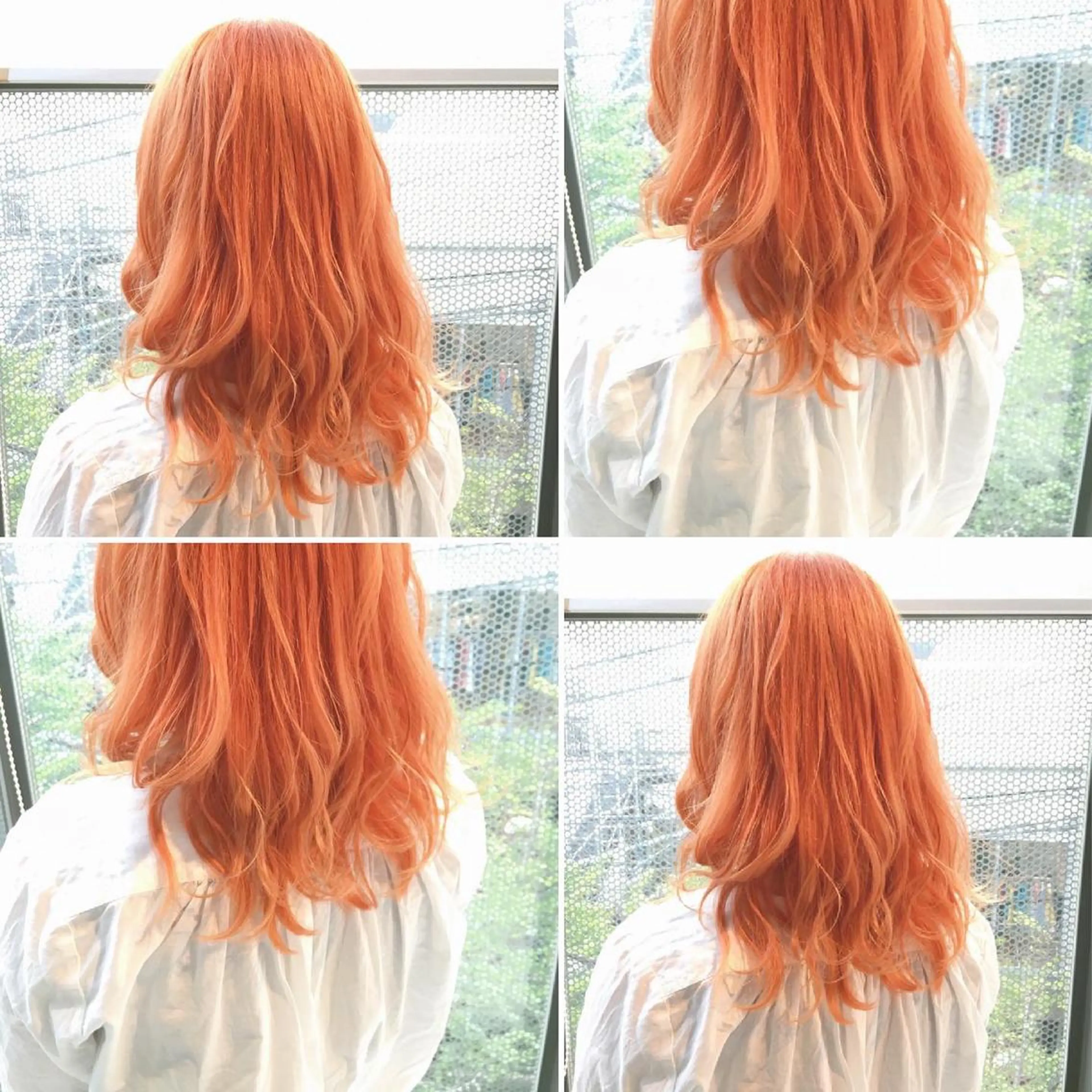 セミロング カラー オレンジ カット ヘアカラー トリートメント ヘッドスパ ヘアセット LIBER所属・❇️メンズ特化❇️ 渋谷/花澤のヘアスタイル