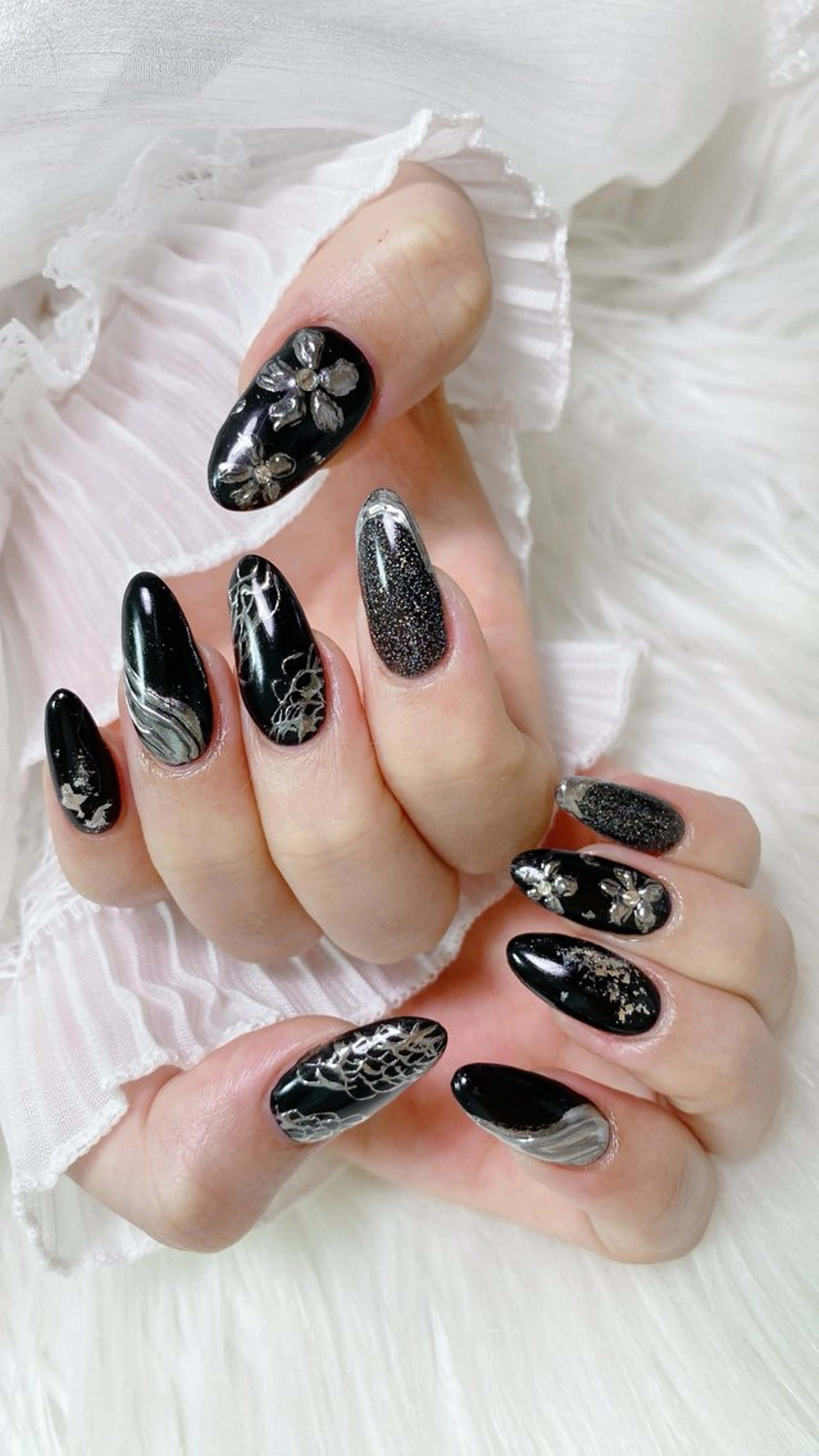 ネイル ハンドネイル ハンドケア オーシャン スカルプネイルサロンのネイルデザイン