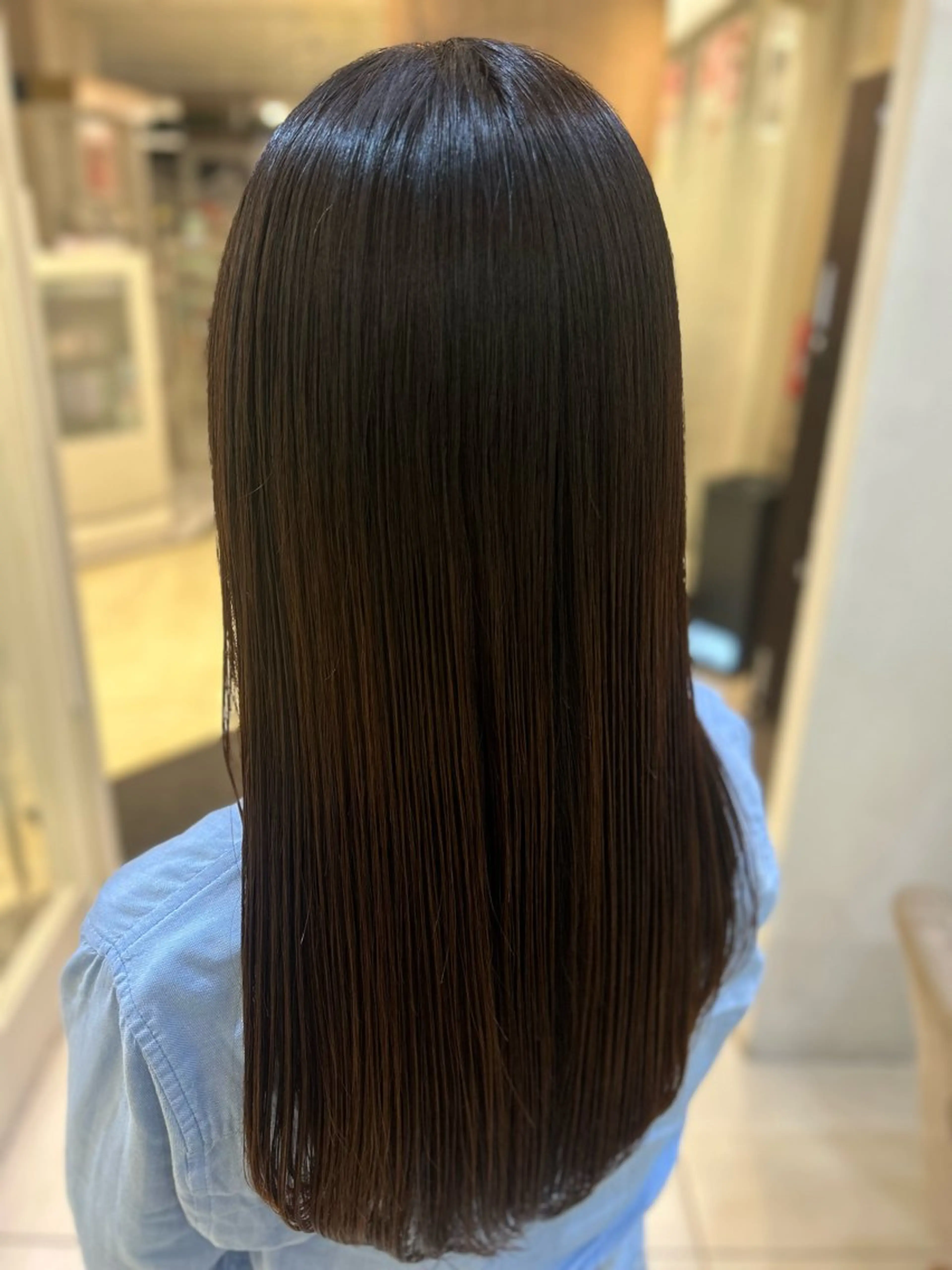 ロング 髪質改善/縮毛矯正 ササキナツミのヘアスタイル