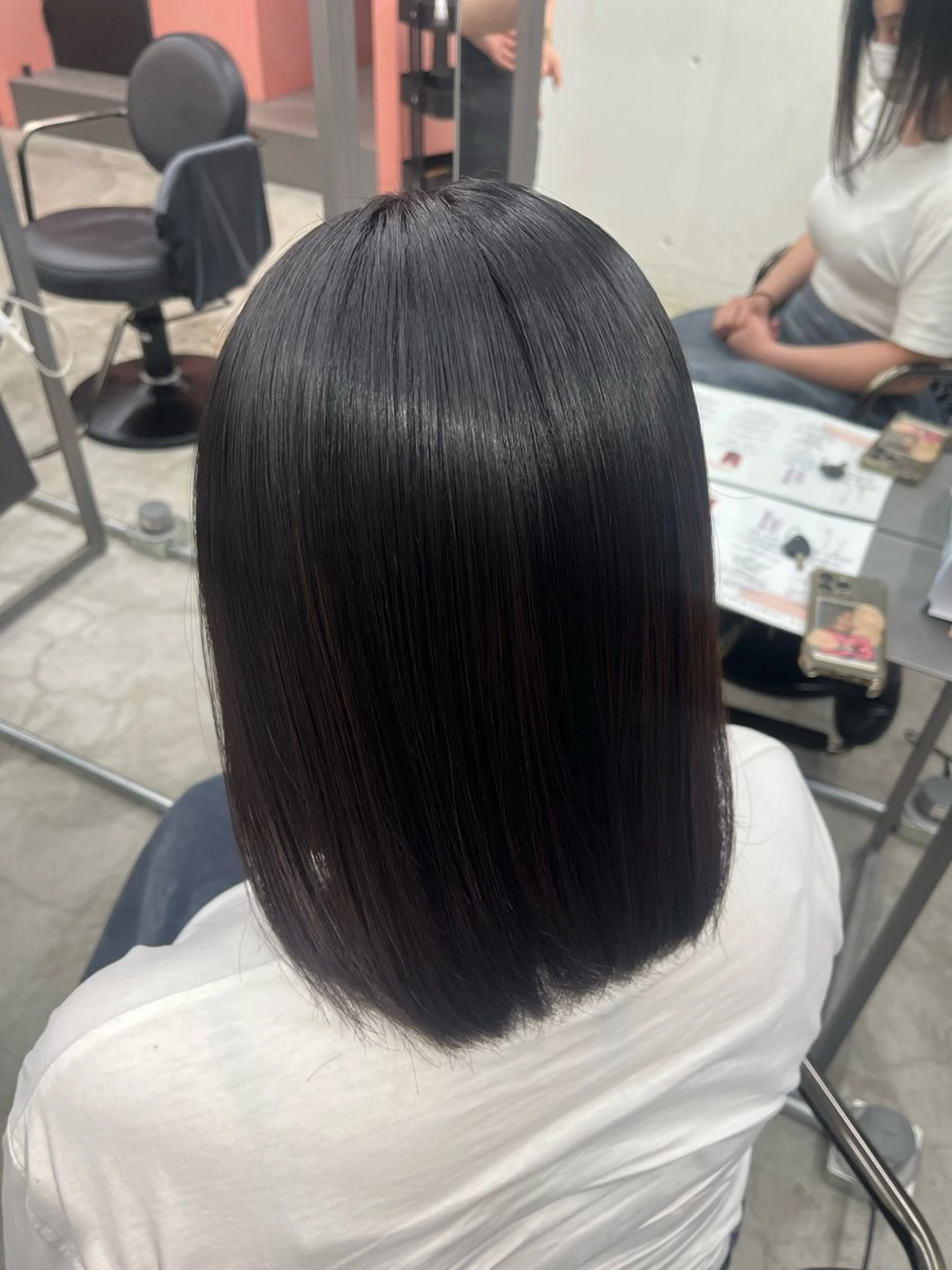 ミディアム カラー An 矯正モデル募集✨のヘアスタイル