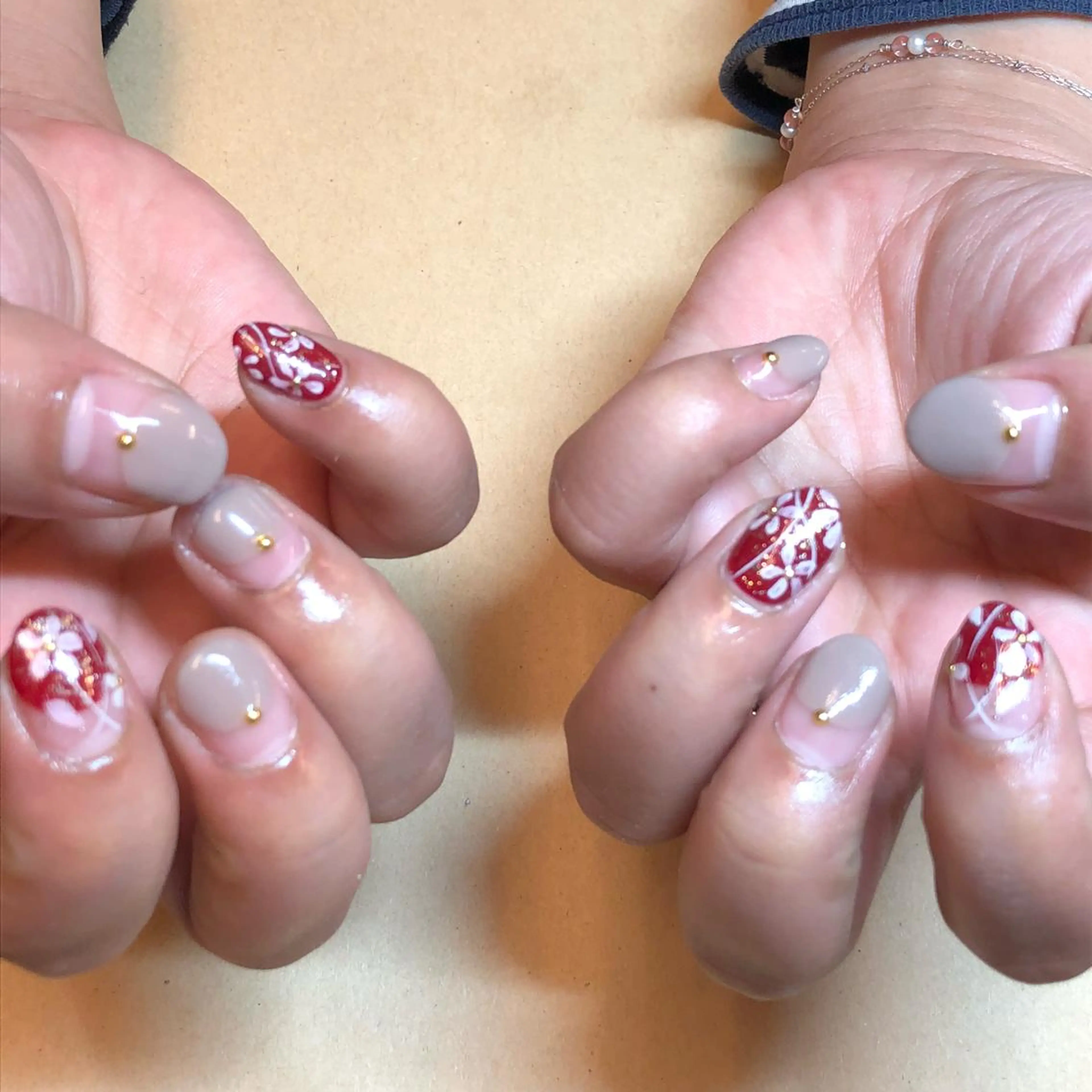 ネイル アートネイル フラワーネイル オフィスネイル KIREIE NAILSのネイルデザイン