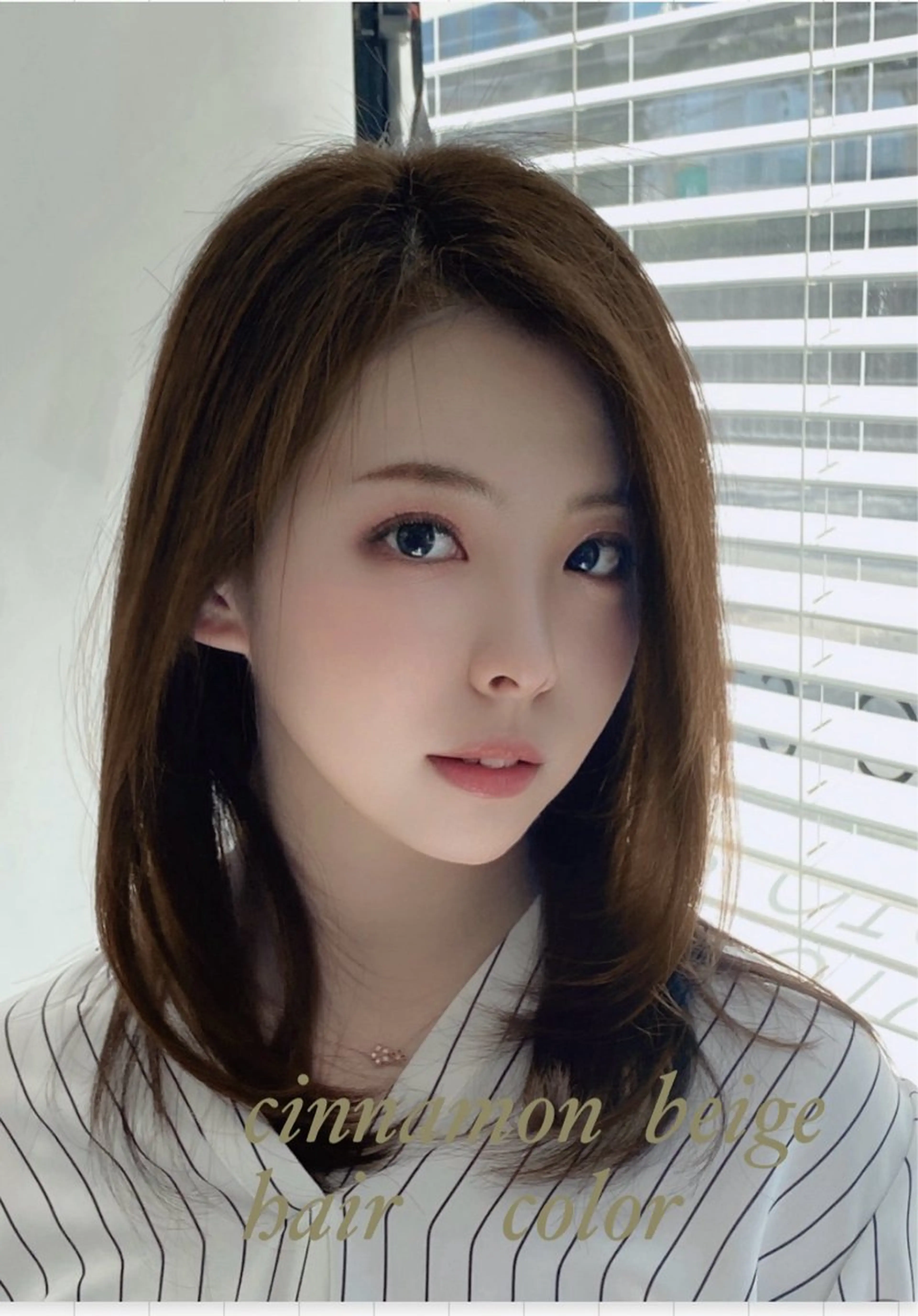 セミロング カラー カット ヘアカラー トリートメント M.SLASH 辻 孝志のヘアスタイル