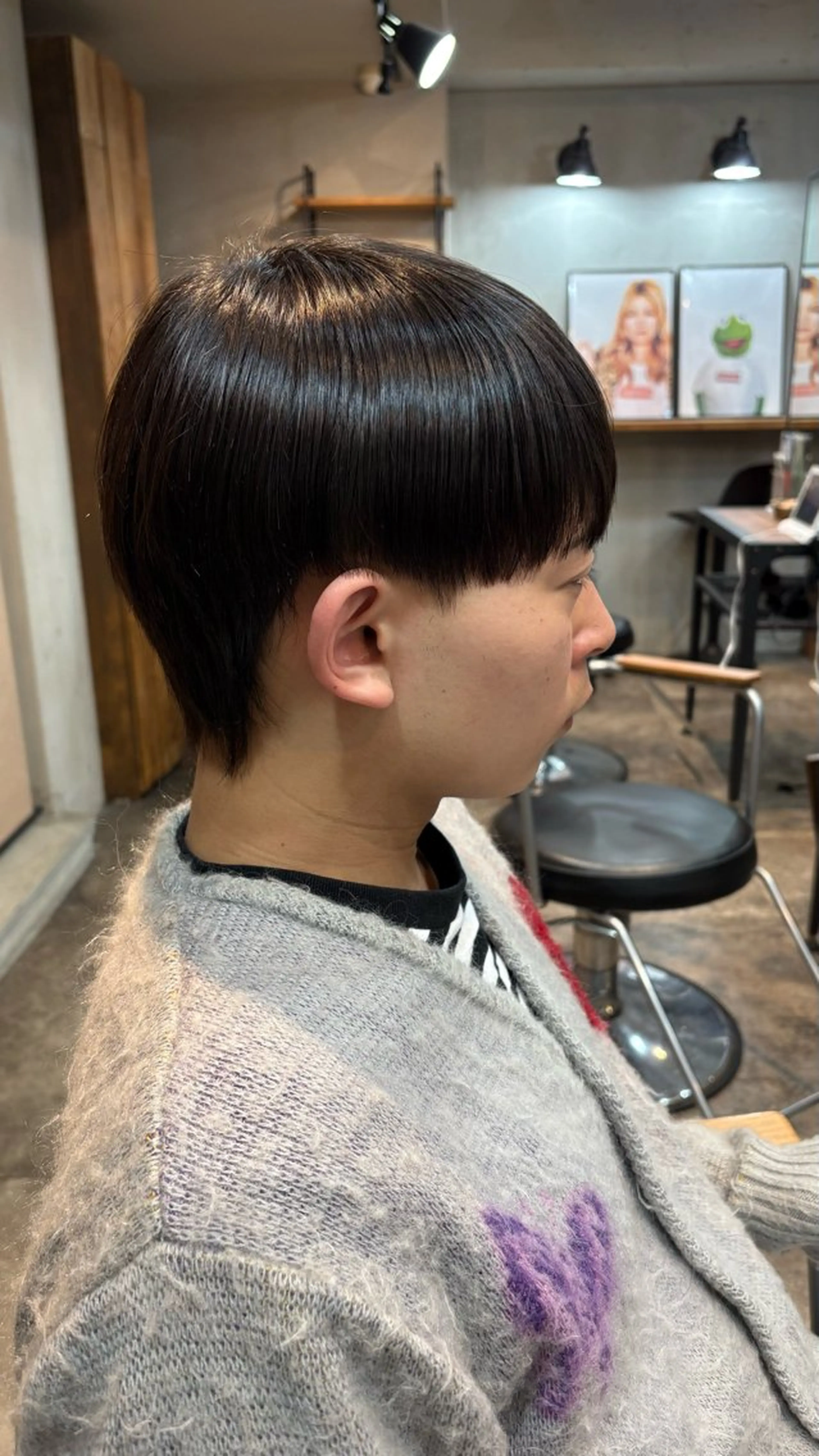 メンズ カット 縮毛矯正 men's salon gaudi梅田茶屋町店所属・青木 星翔のヘアスタイル