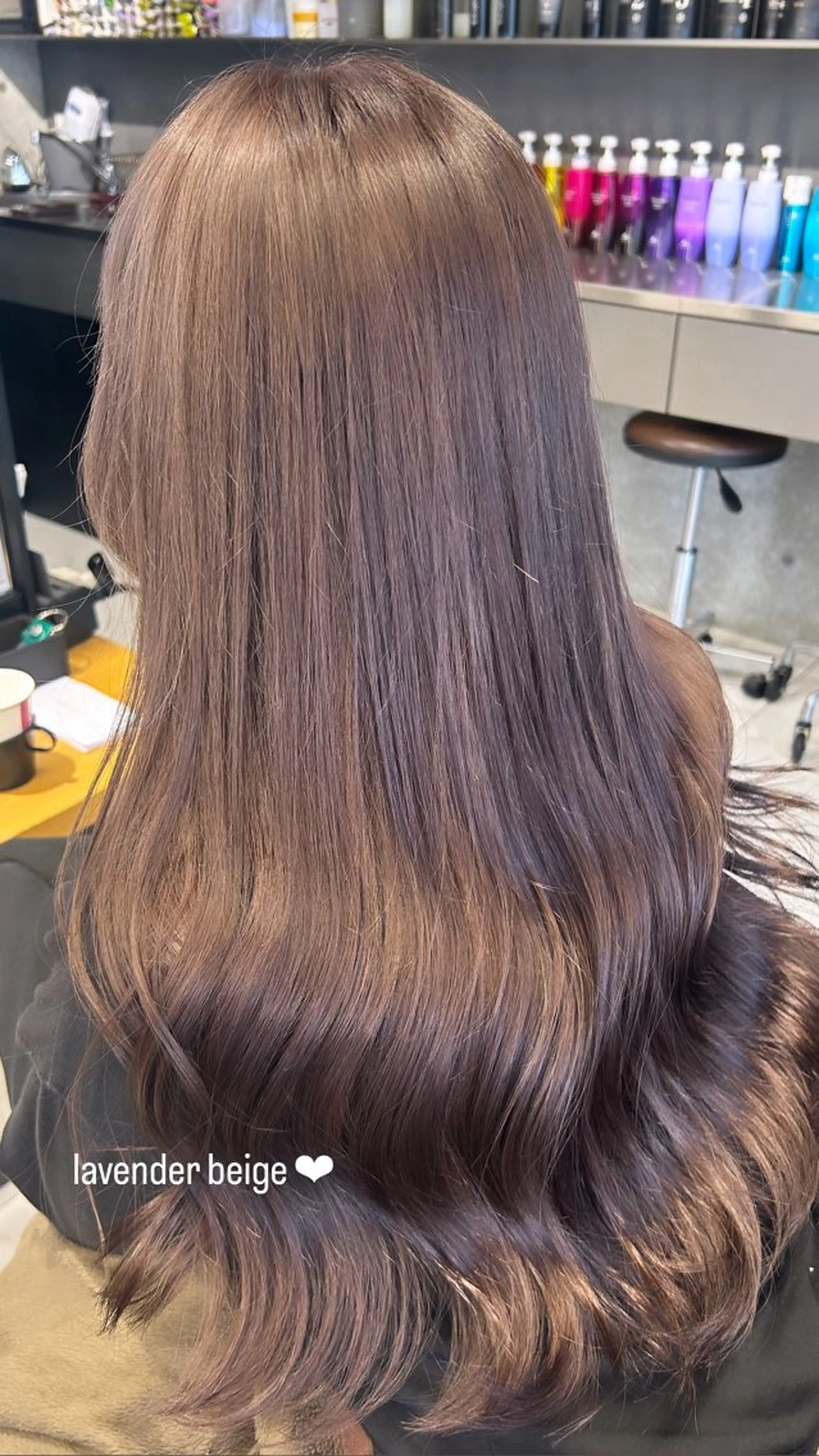 ロング カラー にった みずきのヘアスタイル