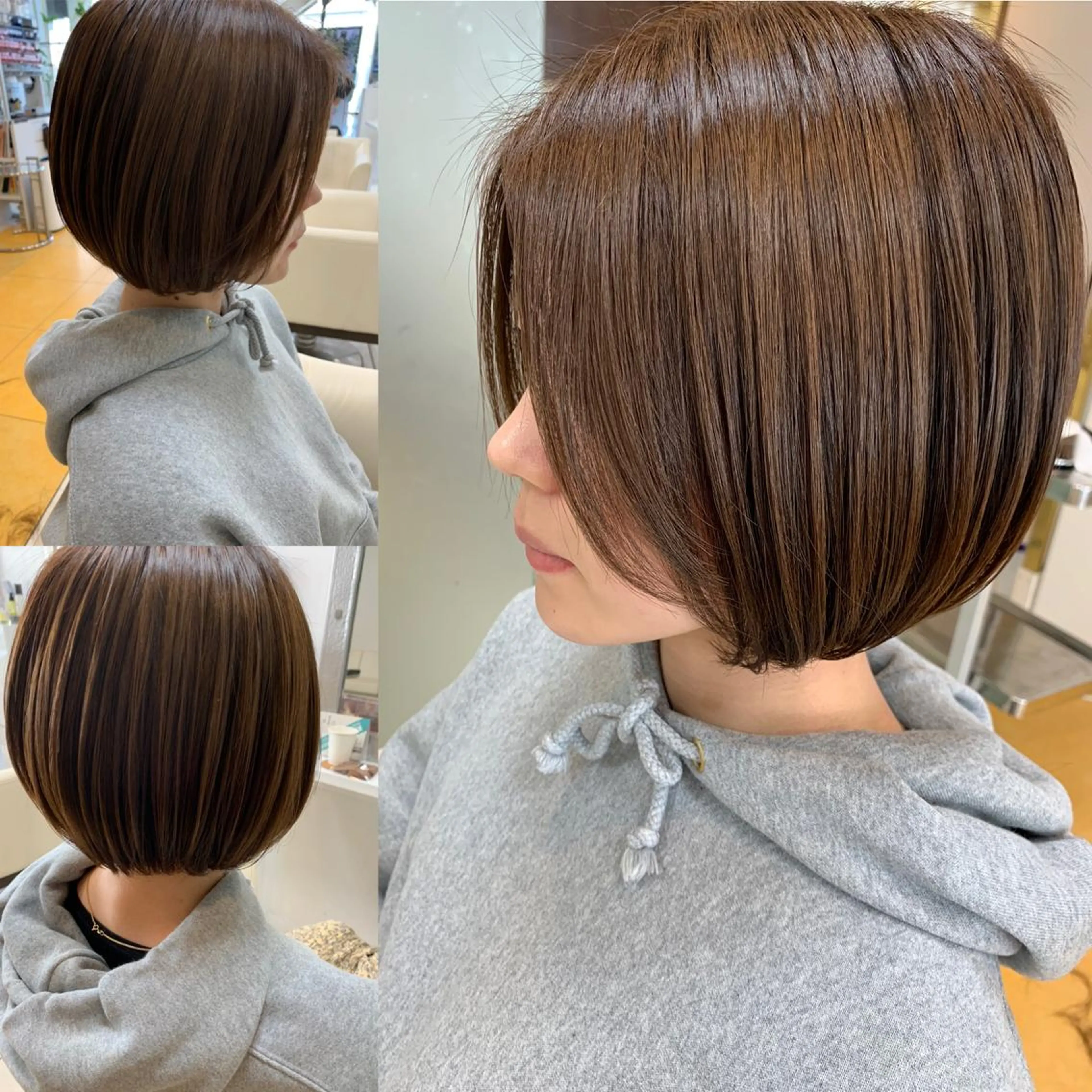 ショート ボブ ヘアケアベースウィズ所属・柳川 玲也のヘアスタイル