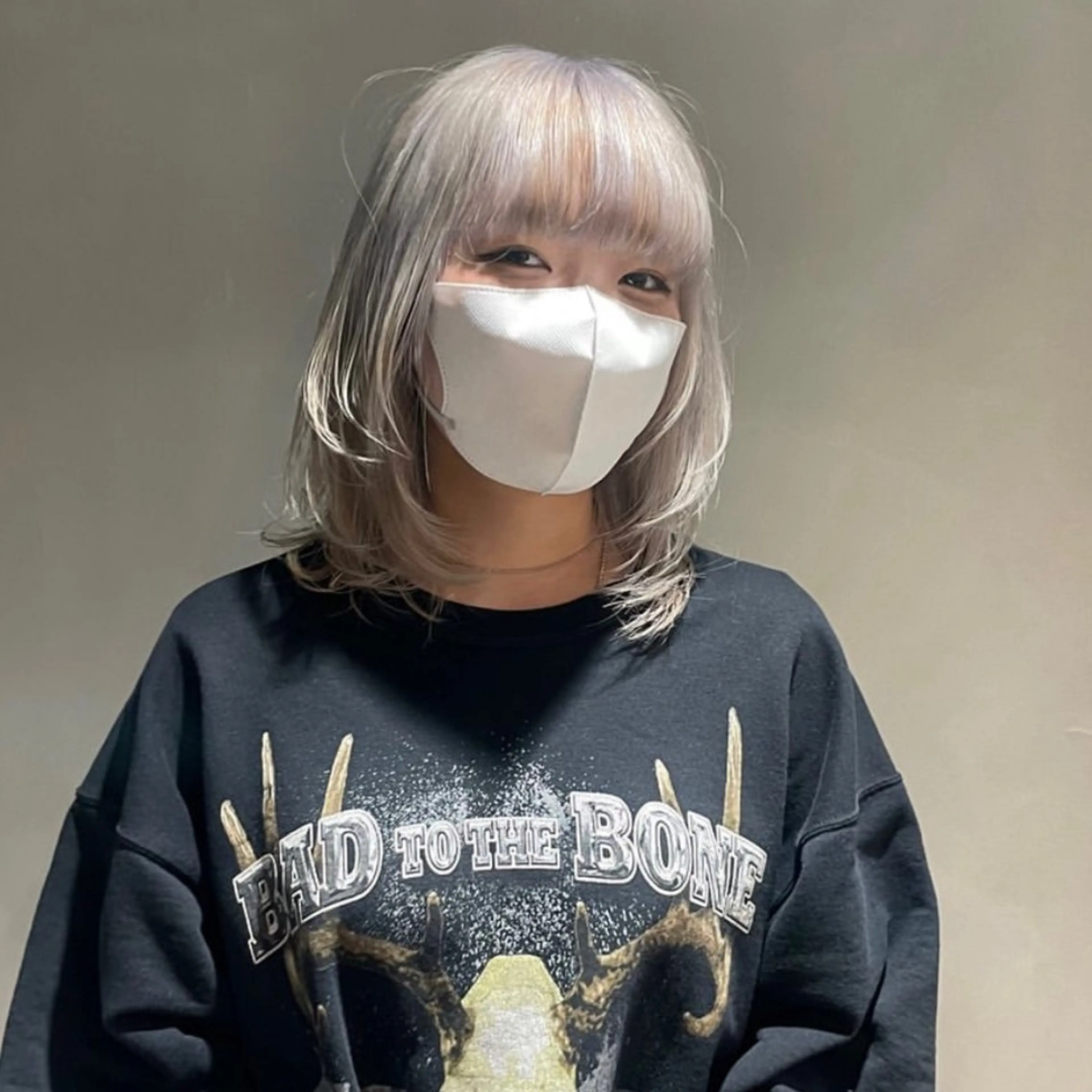 ミディアム カラー 花香竜太/エクステ /ハイトーンカラーのヘアスタイル