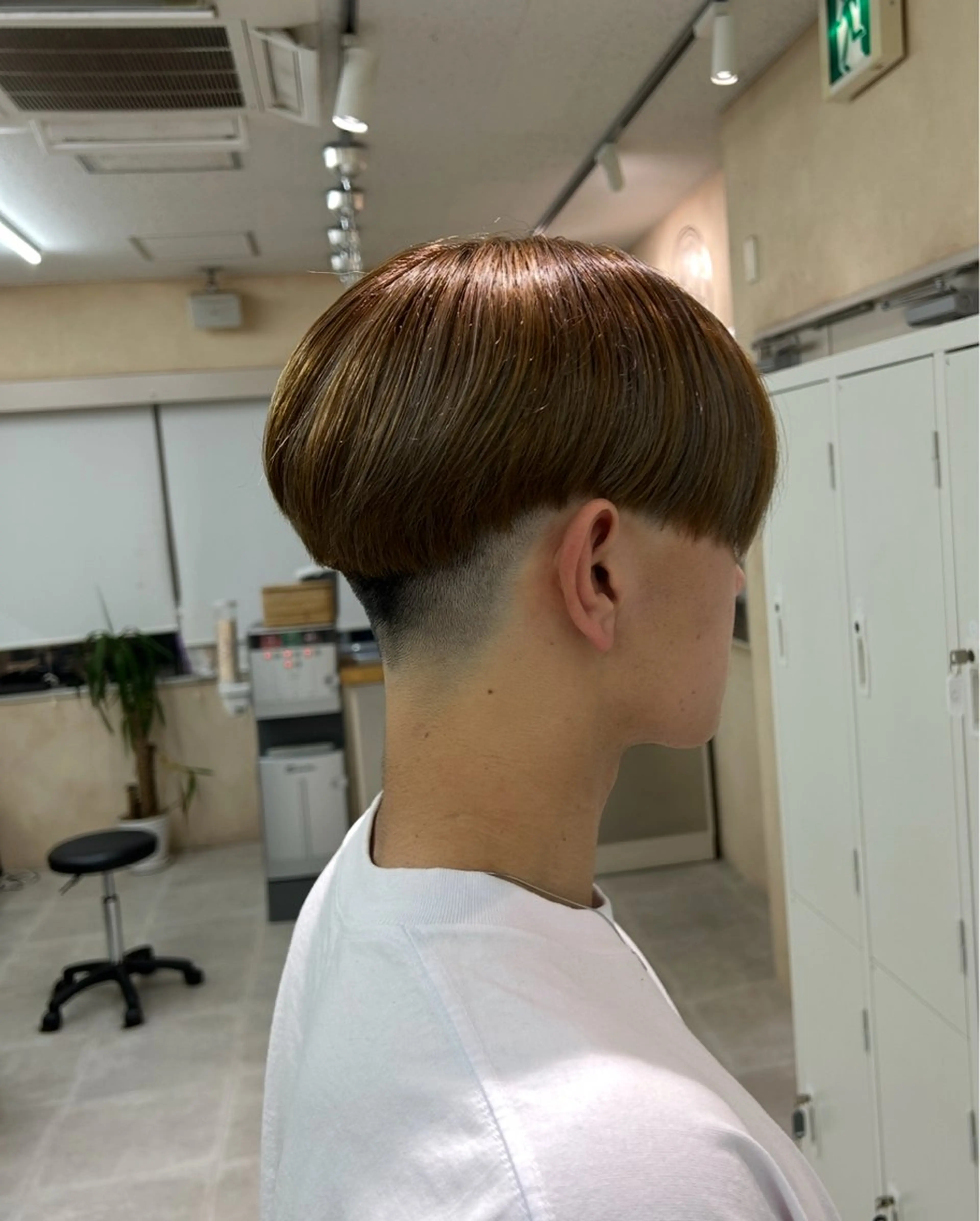 ショート カラー メンズ カット ボブ・パーマ特化 🌟フジタのヘアスタイル