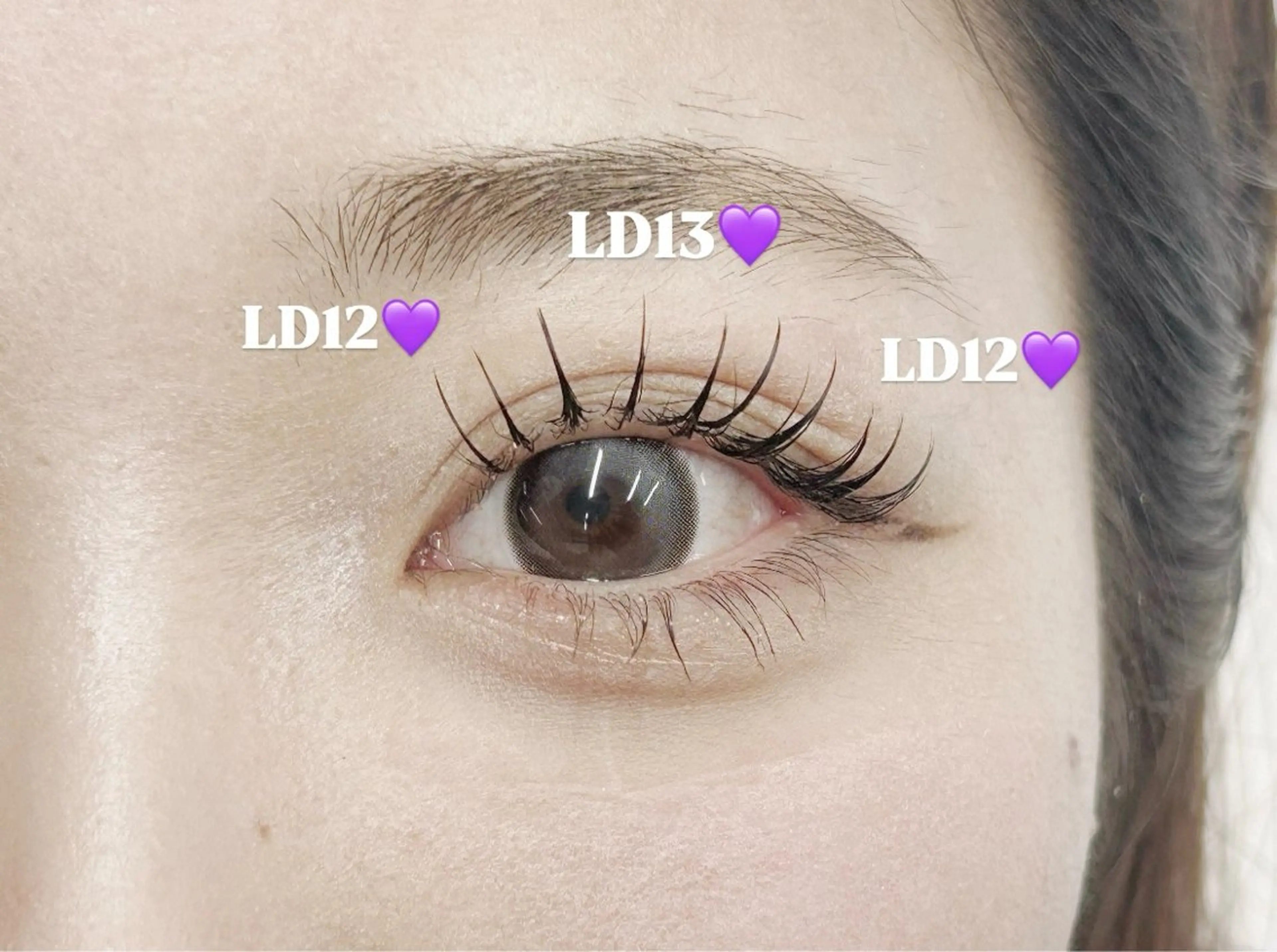 マツエク・マツパ 一重×まつ毛パーマ マツエク AIRI💟 半個室Amour菊川のマツエク・マツパデザイン