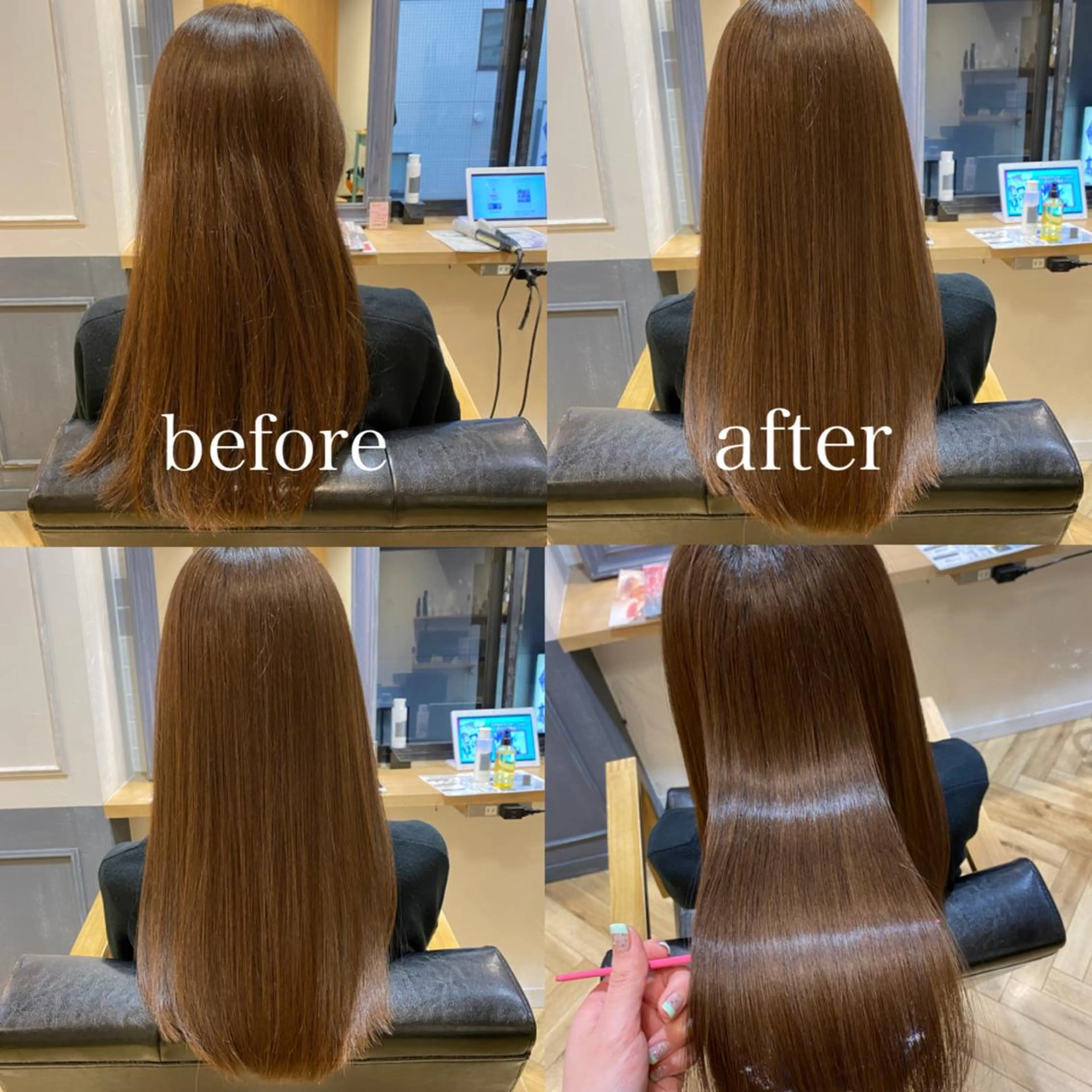 ロング 艶カラー/韓国顔周り 🎀mamiのヘアスタイル