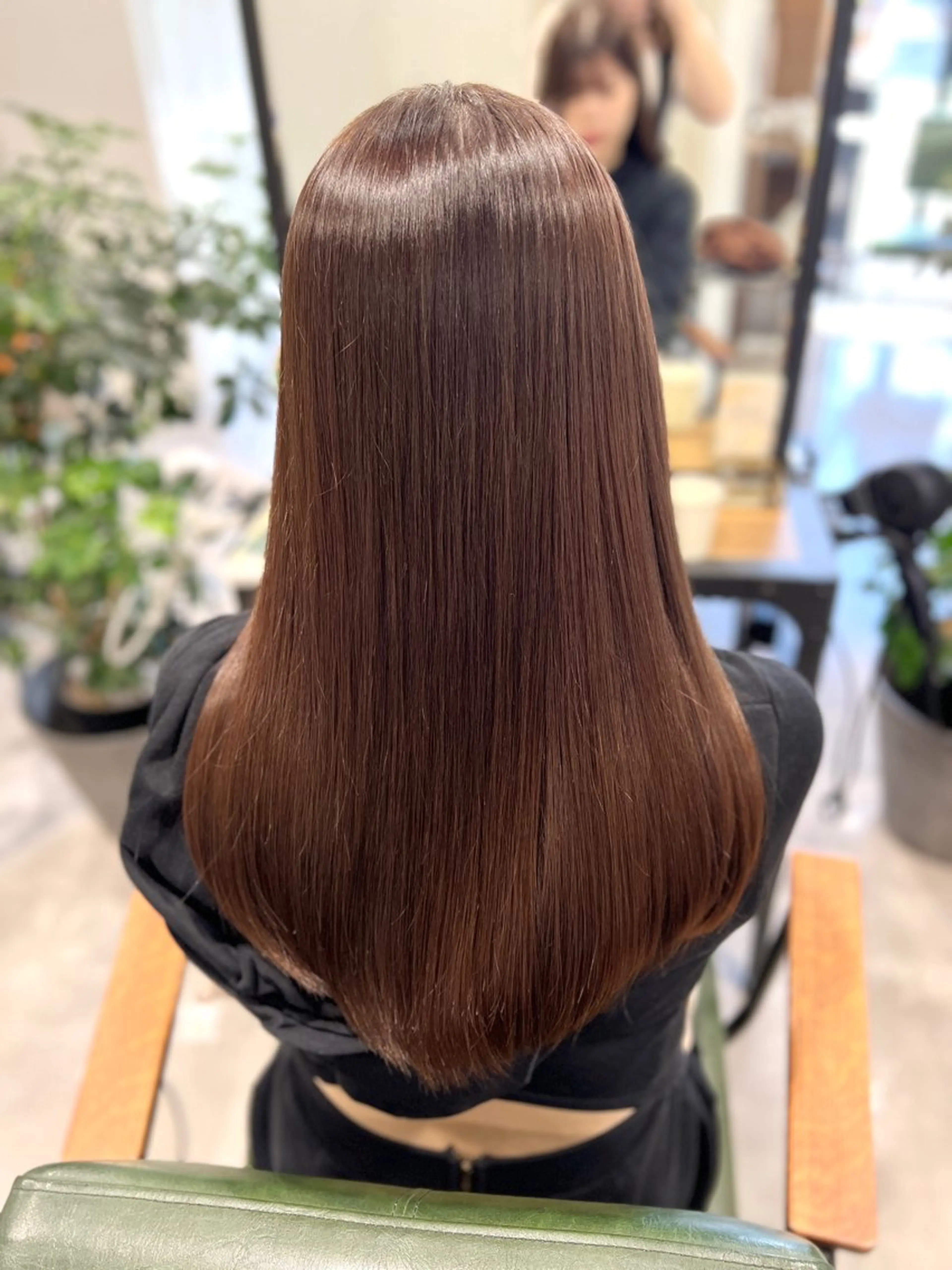 ロング カラー ヘアカラー 韓国風レイヤー ∕ 大隣 里桜のヘアスタイル