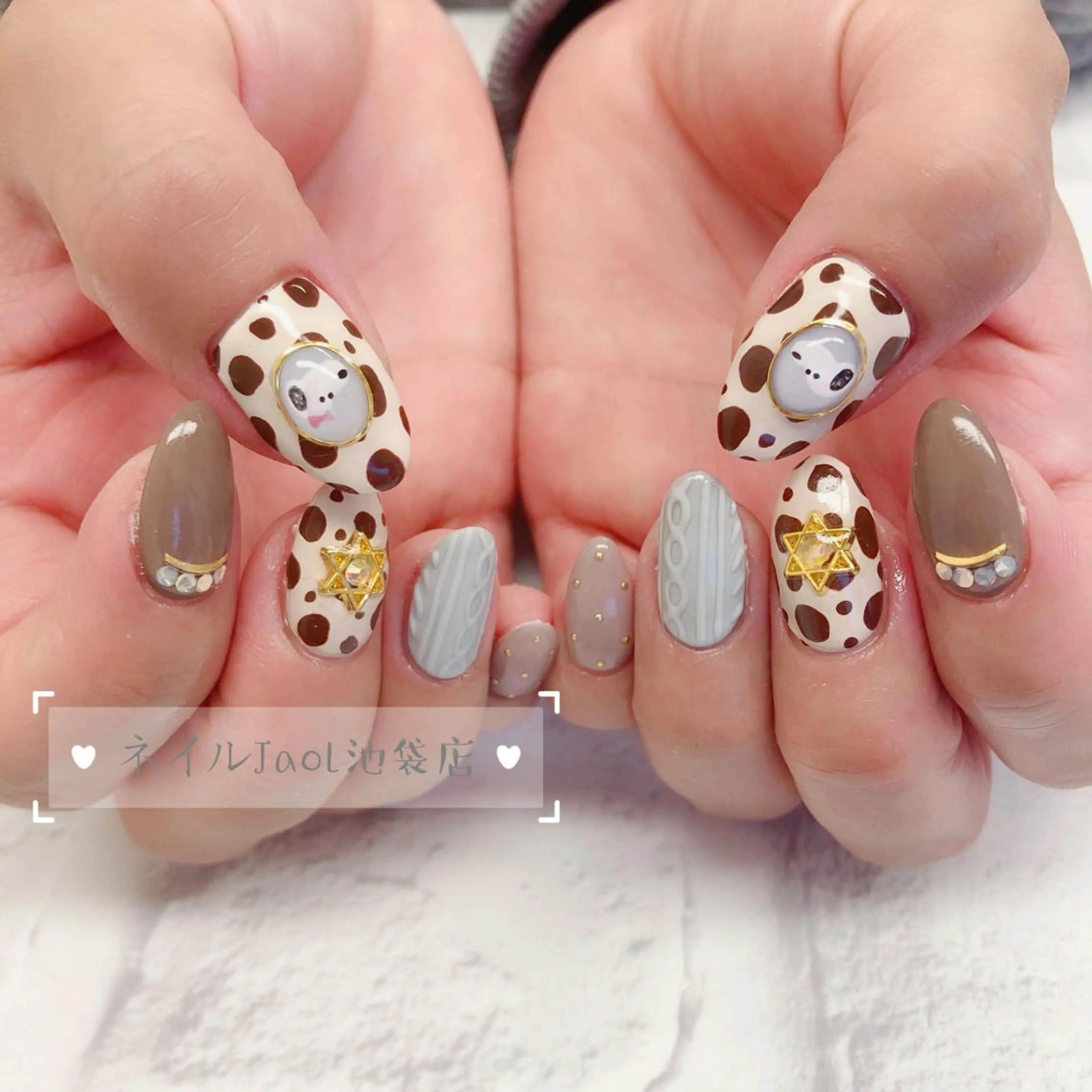 ミディアム nail jaol池袋店所属・ネイルJaol 池袋のネイルデザイン