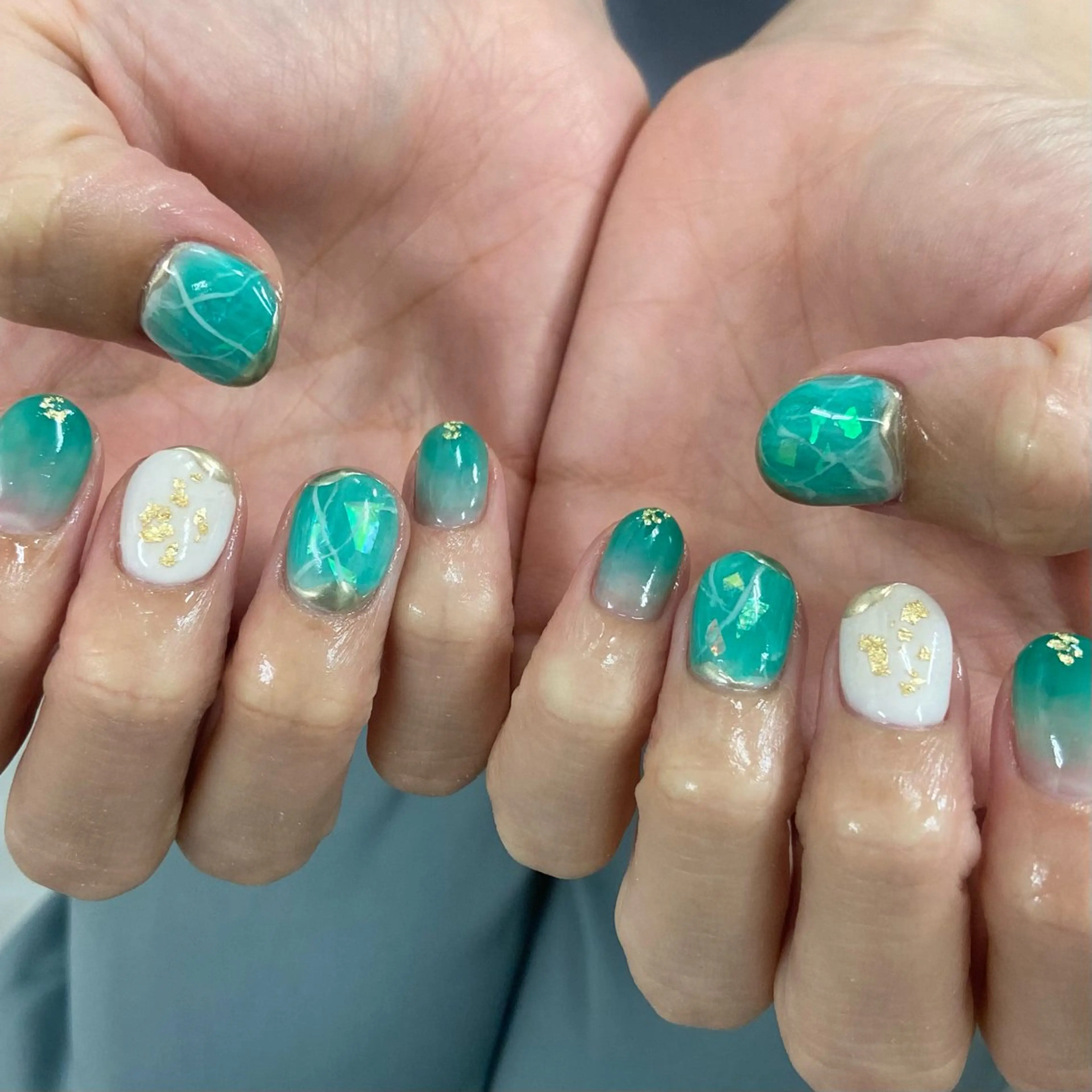 メンズ ネイル アートネイル 夏ネイル Ouja Nail Academy所属・HINAKO💫 Ouja groupのネイルデザイン