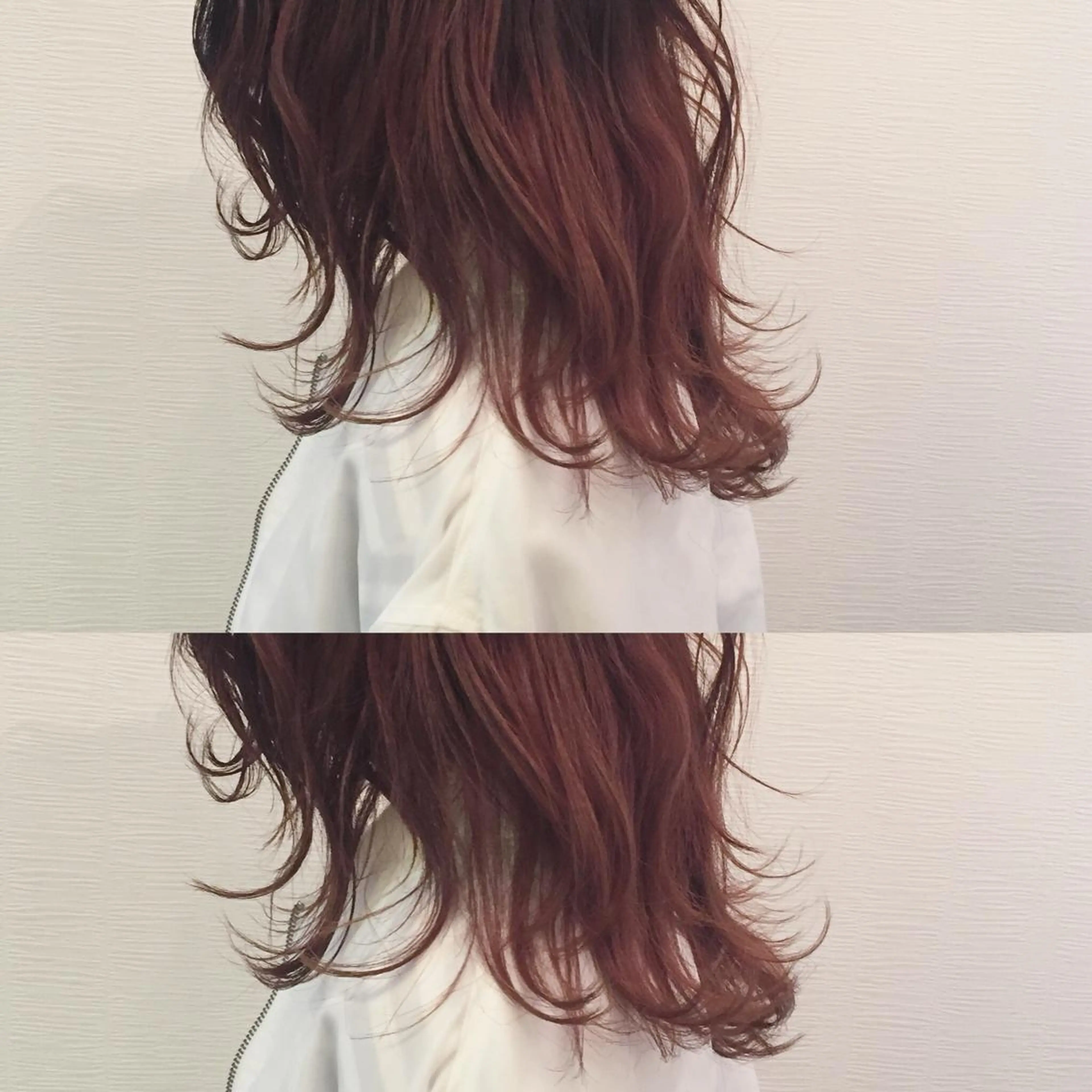 ミディアム カラー ブリーチ カシス グラデーションカラー toiro by lien hair atelier所属・池田 真由美のヘアスタイル