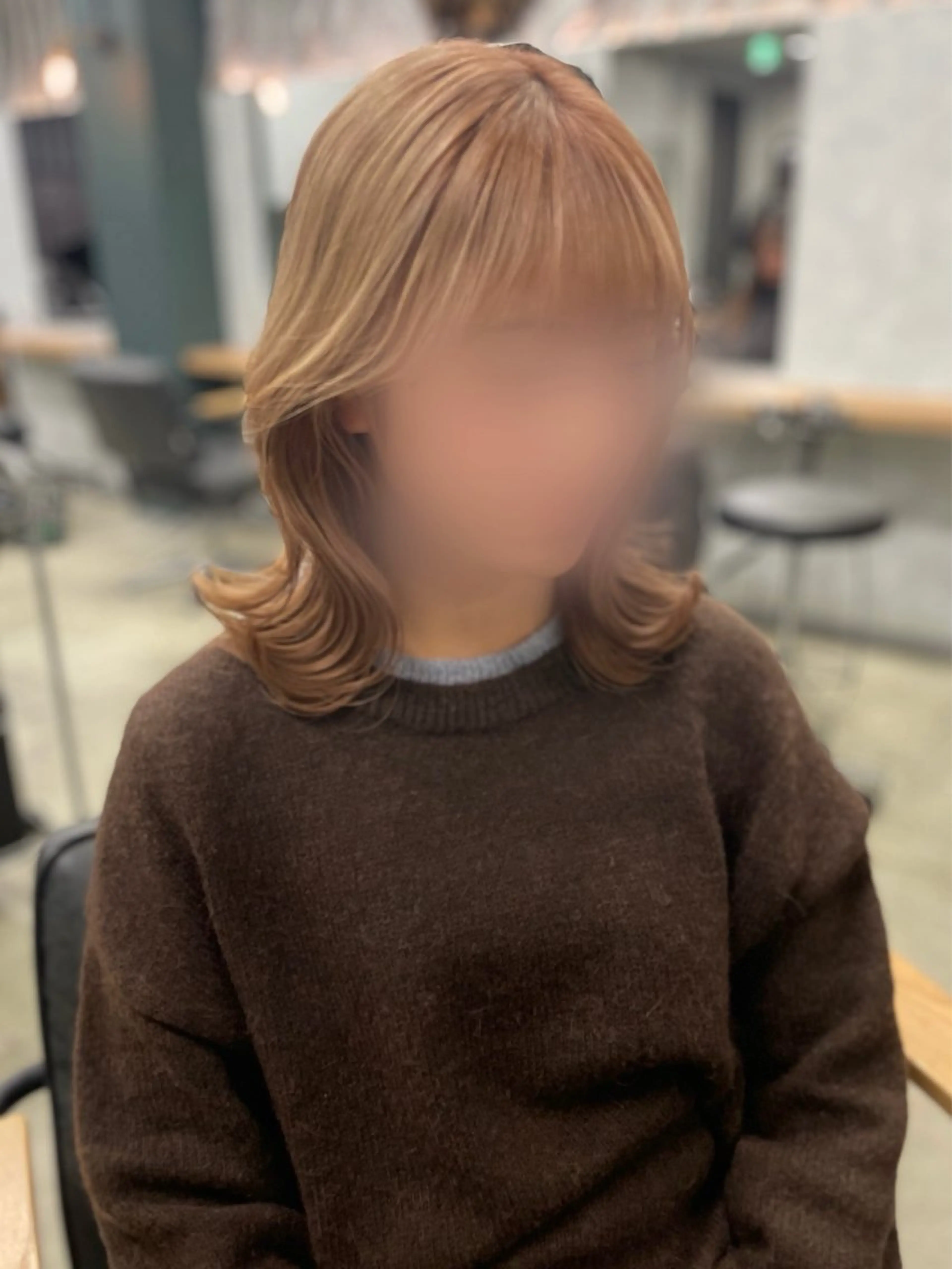 ミディアム レイヤーカット 似合わせカット 🩵Lutia新宿 ヒイラギ🩵のヘアスタイル