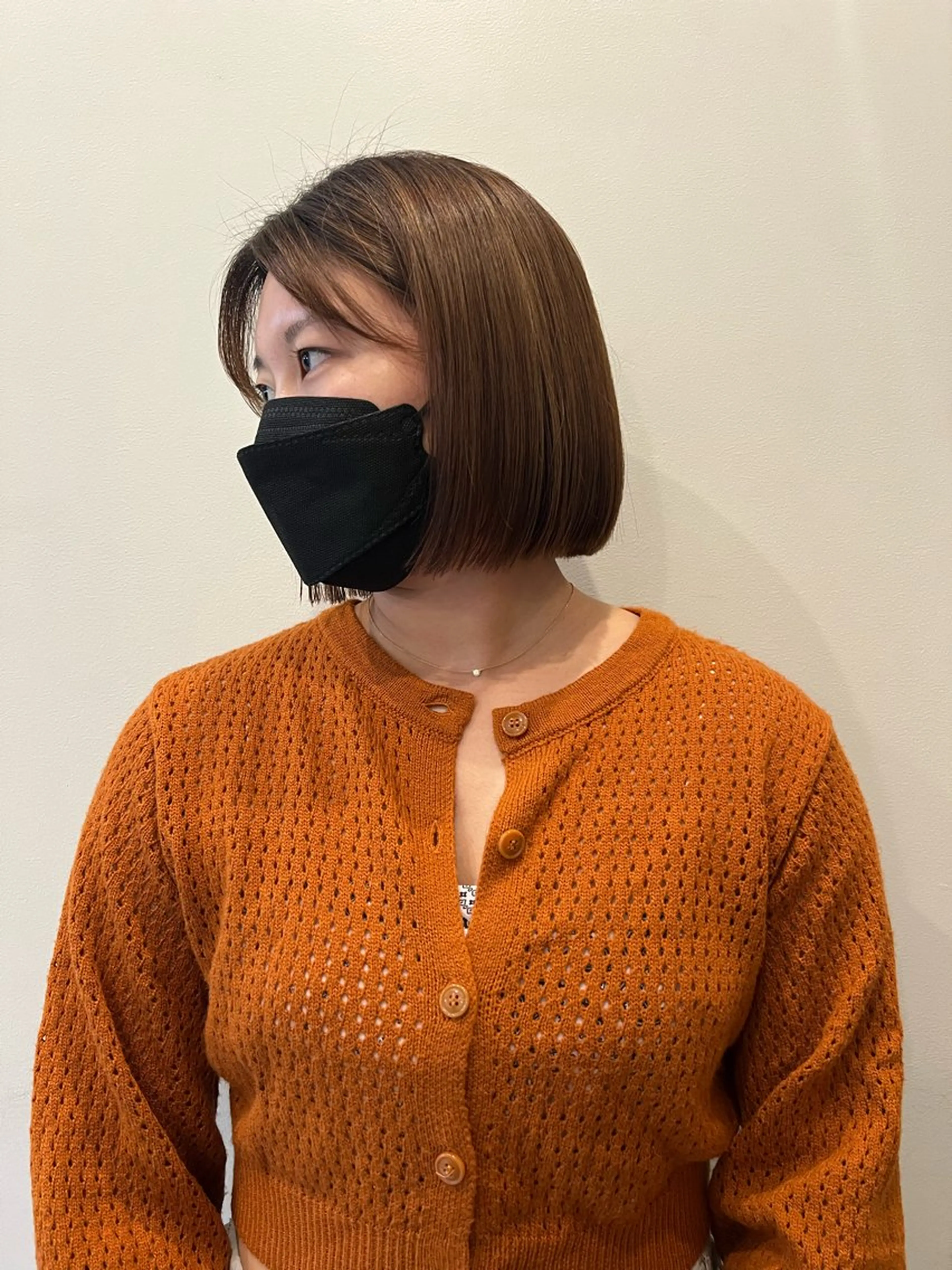 ショート 切りっぱなしボブ ボブ カット 大阪メンズパーマ /スパイキー/らいのヘアスタイル