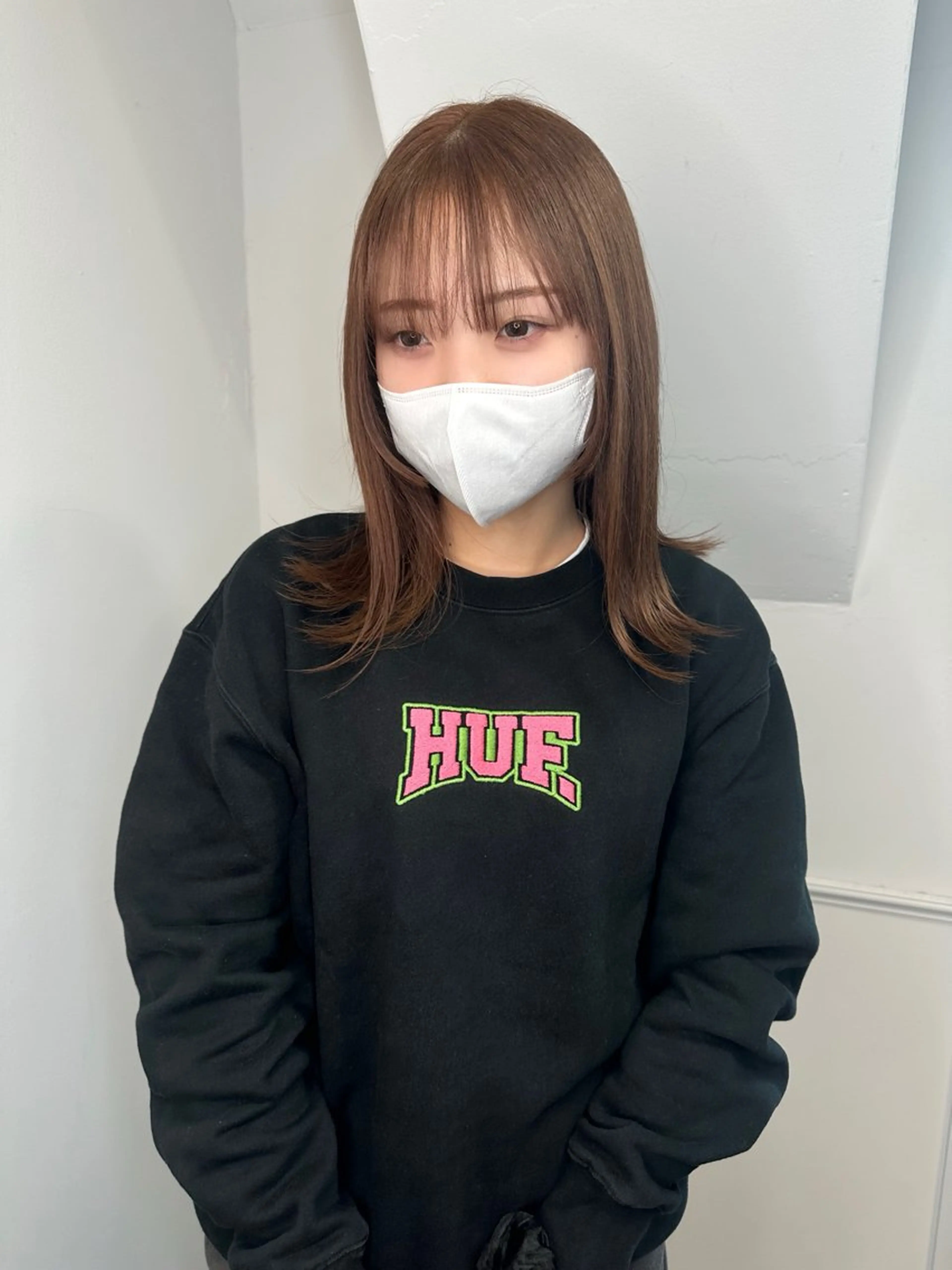 カラー ヘアカラー トリートメント 艶髪カラー/レイヤ ー支持No.1renのヘアスタイル