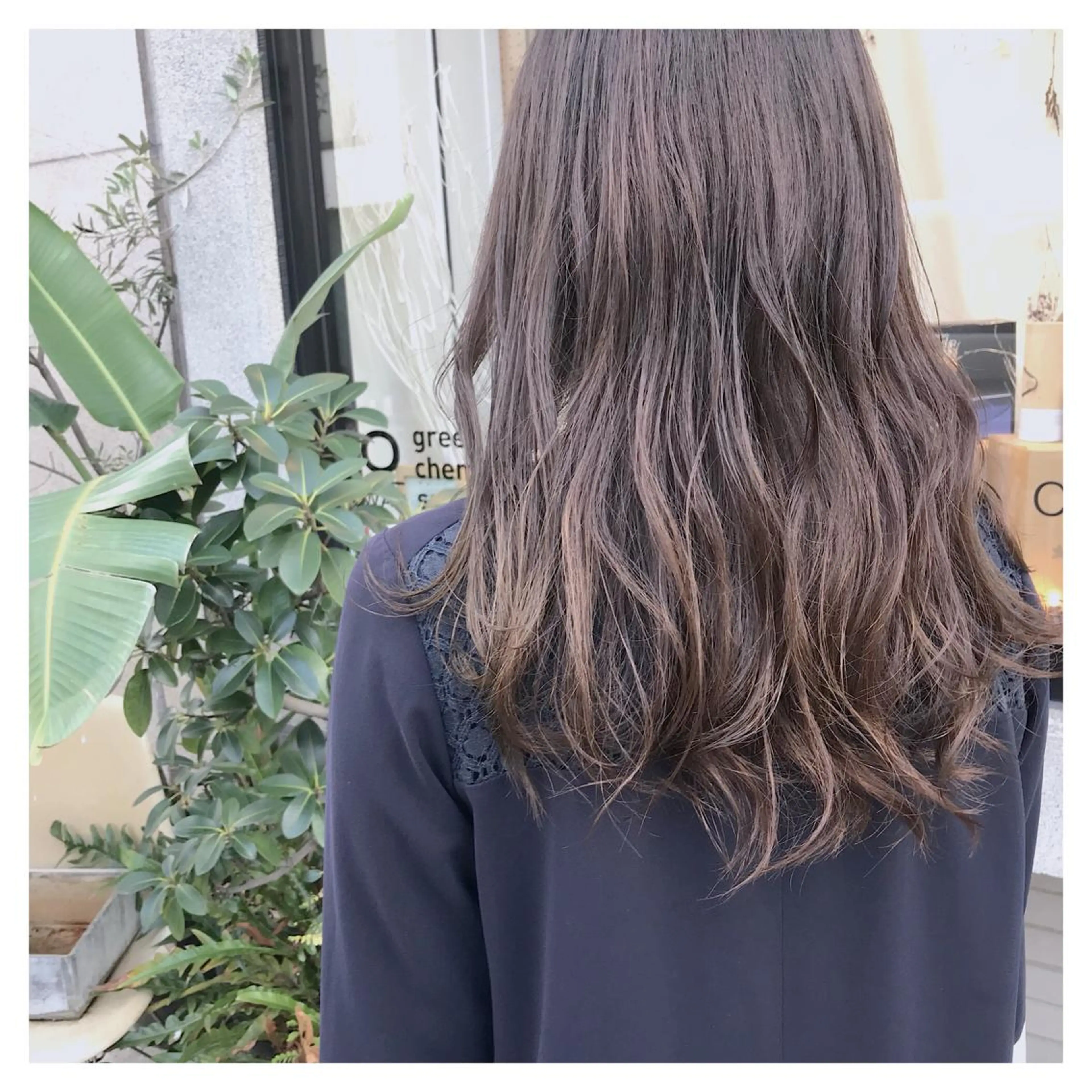 ロング カット ヘアカラー トリートメント 艶髪color💎髪 質改善ストレート大吉のヘアスタイル