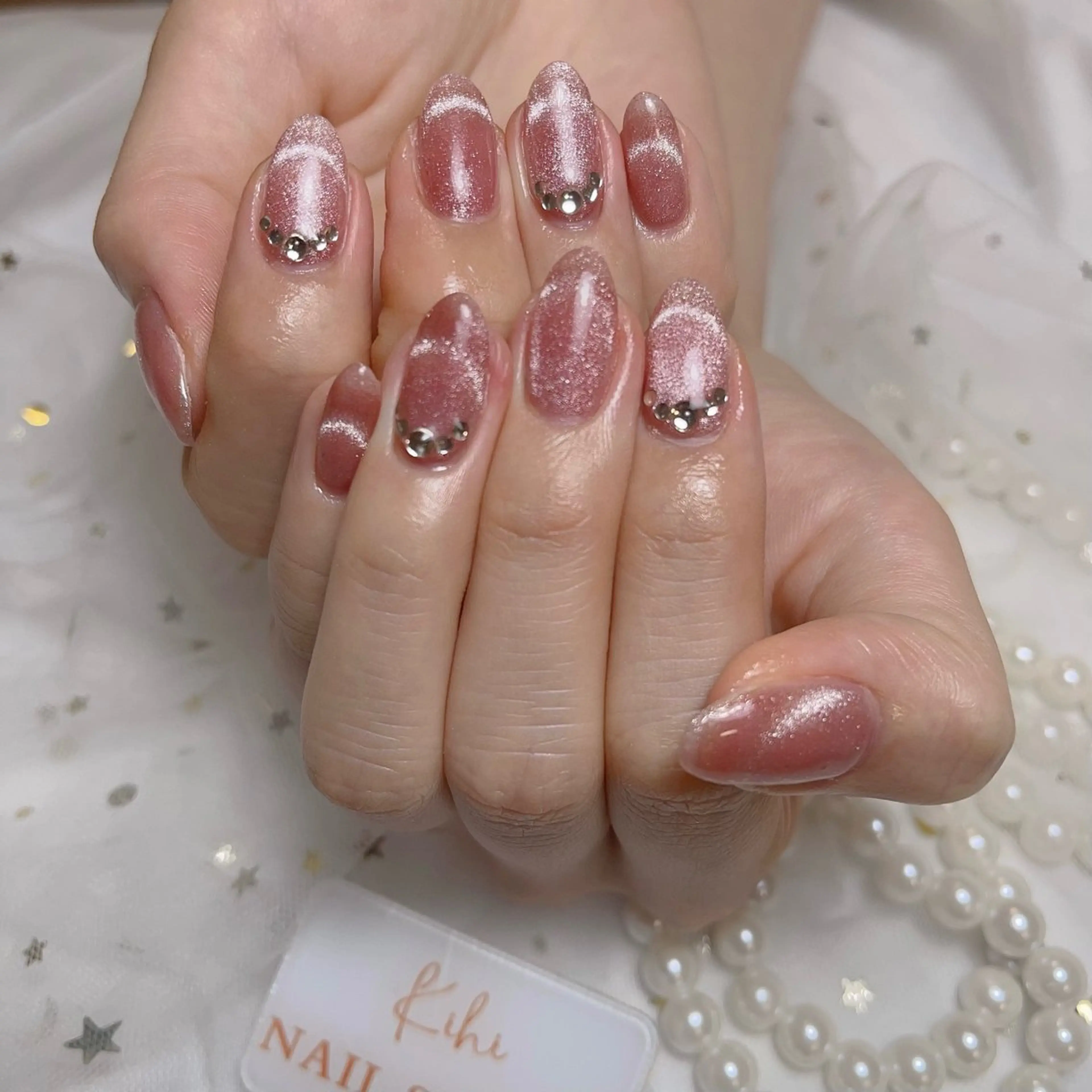 ネイル アートネイル フレンチネイル ジェルネイル グラデーション 韓国ネイル ハンドネイル 💕鈴木ユリ パラジェル/オフ無料のネイルデザイン