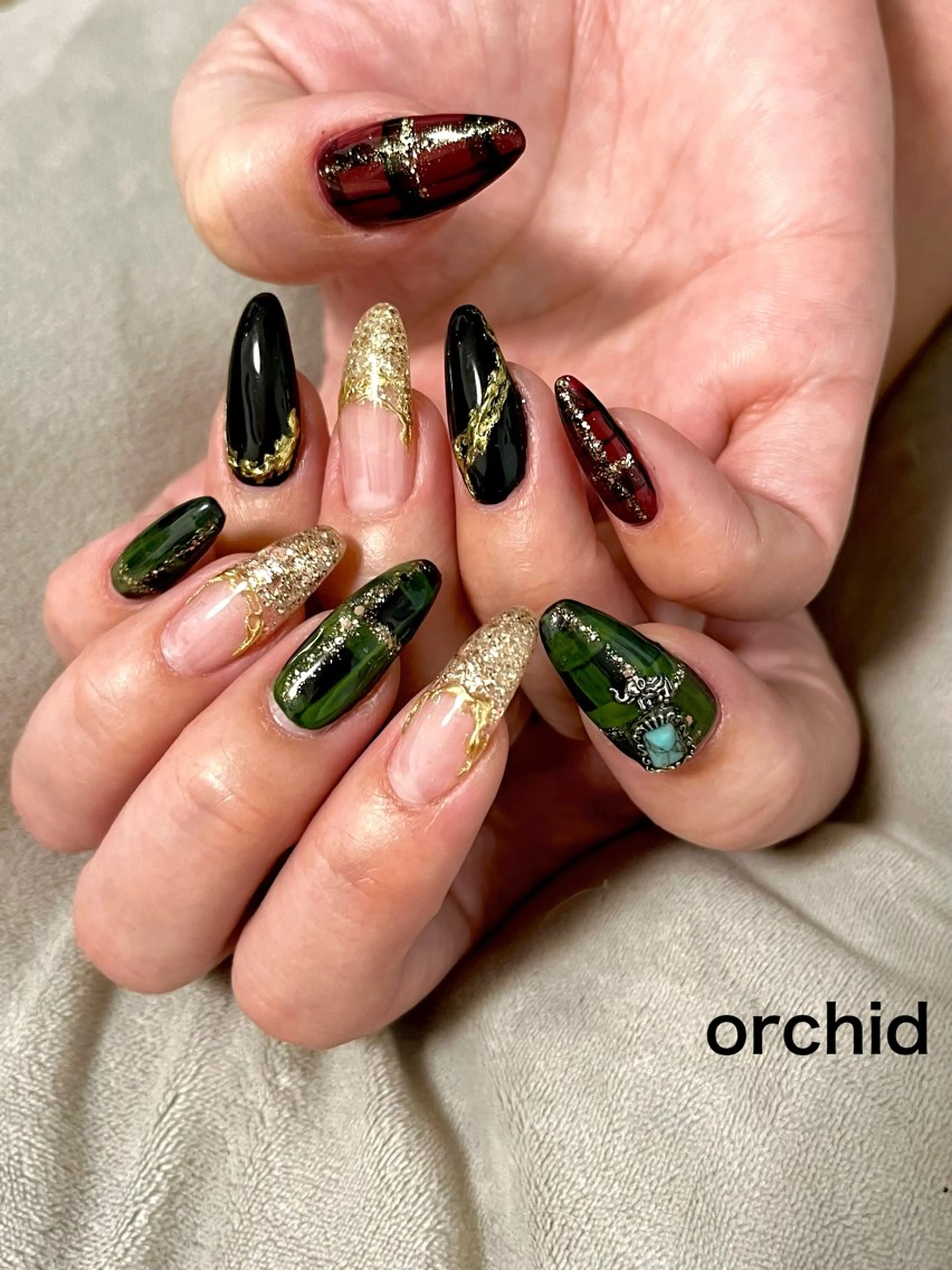 ネイル orchid ♡オーキッドのネイルデザイン