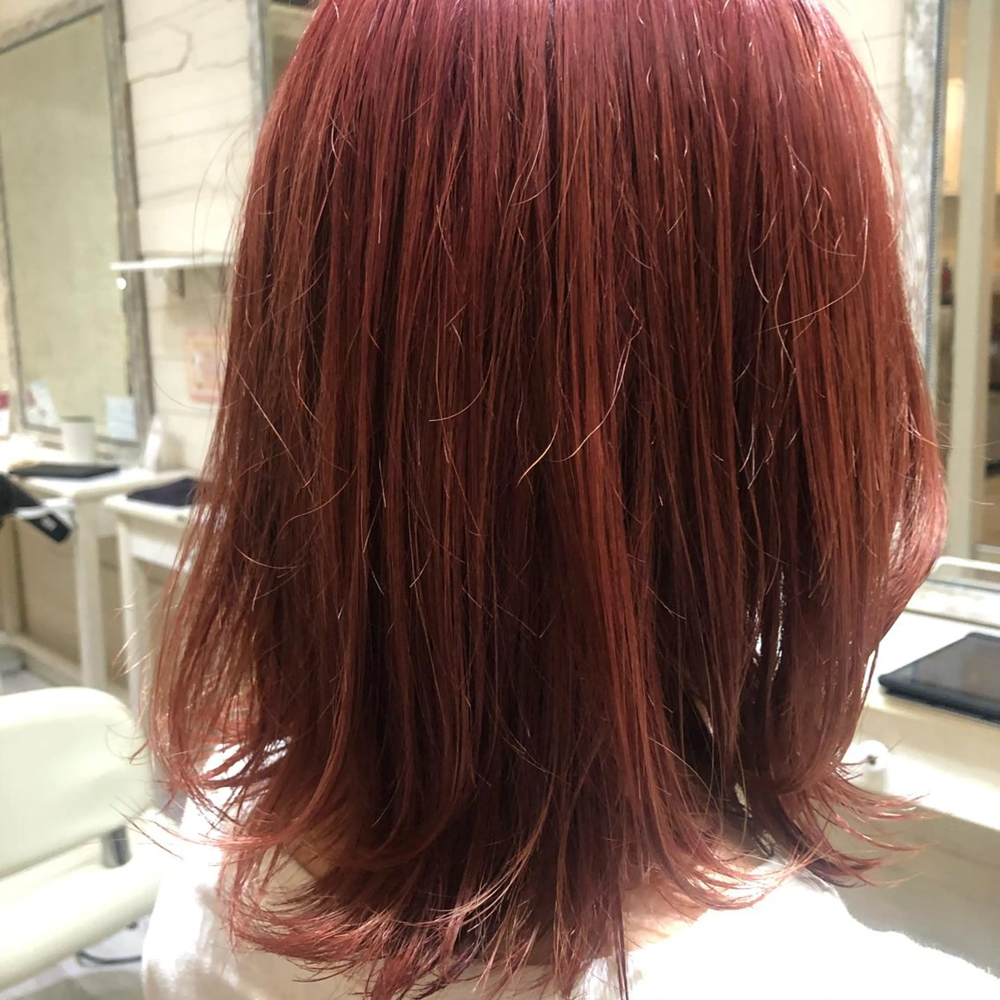 ミディアム カラー特化美容師 なかもと たつひろのヘアスタイル