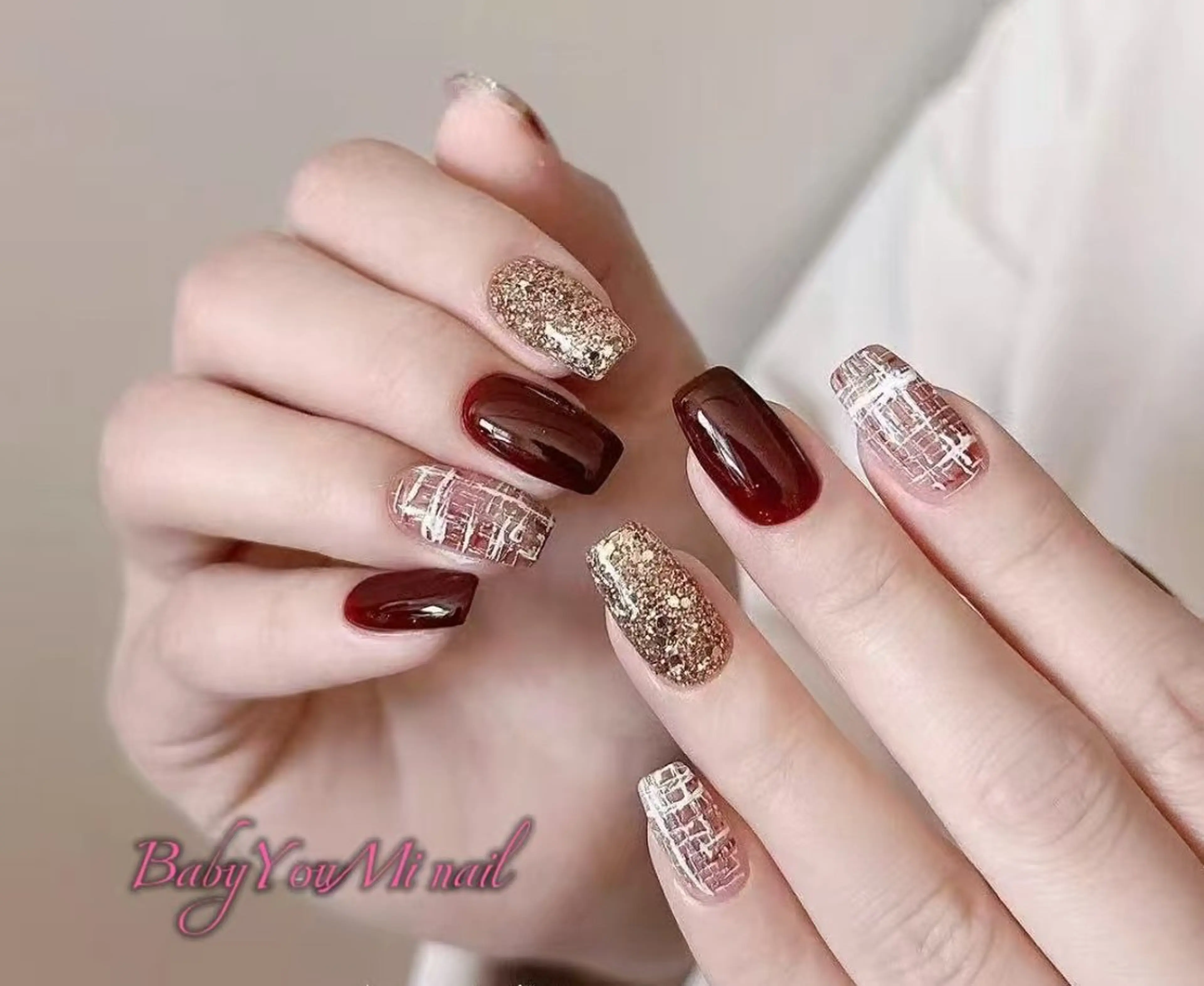 ネイル オーロラネイル フラワーネイル フットネイル フレンチネイル ジェルネイル ハンドネイル BabyYouMi ねねのネイルデザイン