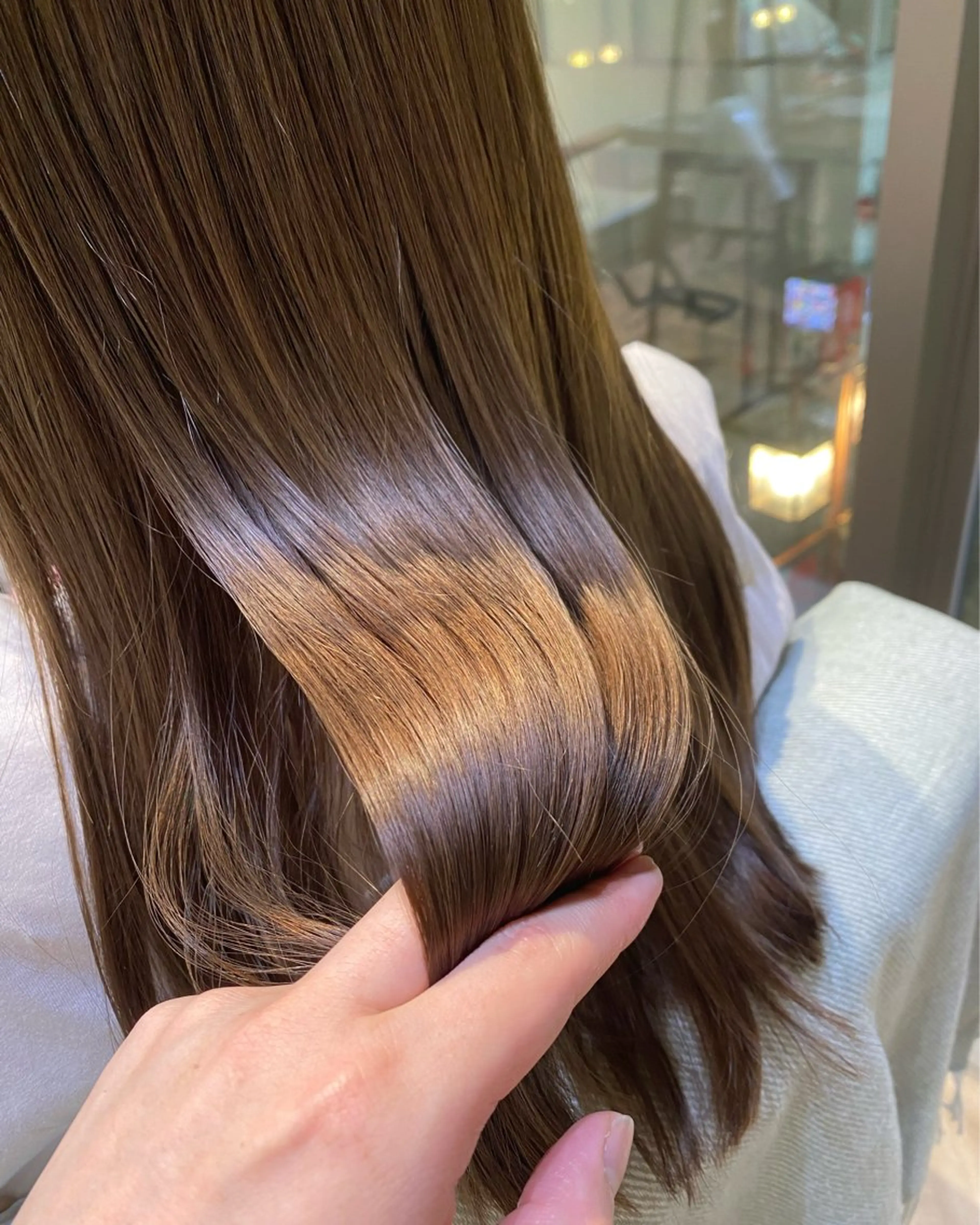 ロング カラー ヘアカラー トリートメント 新宿 / Aujua ｿﾑﾘｴ🫧森田涼介のヘアスタイル