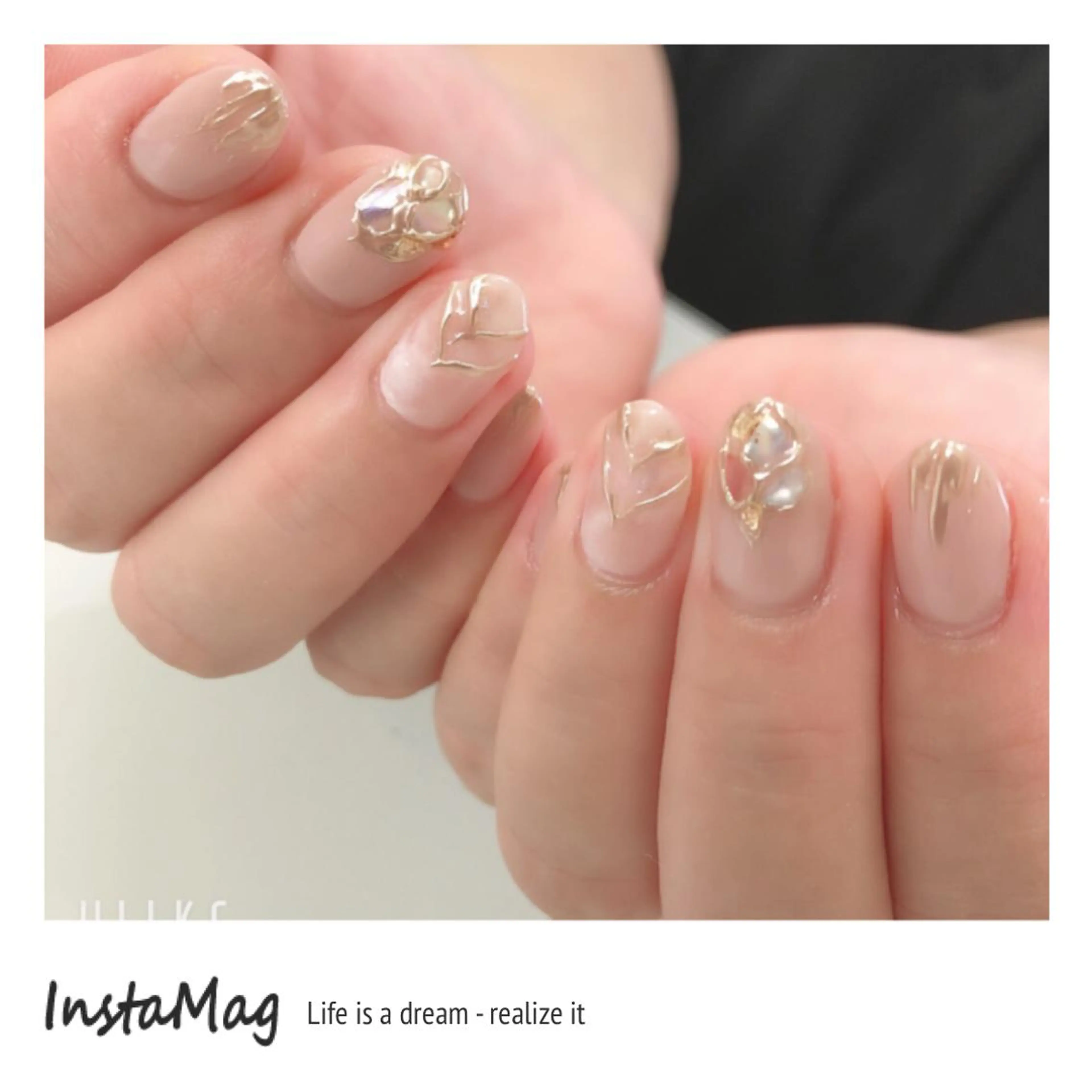 ネイル ジェルネイル ミラーネイル スカルプネイル Azulsou 廣川愛のネイルデザイン