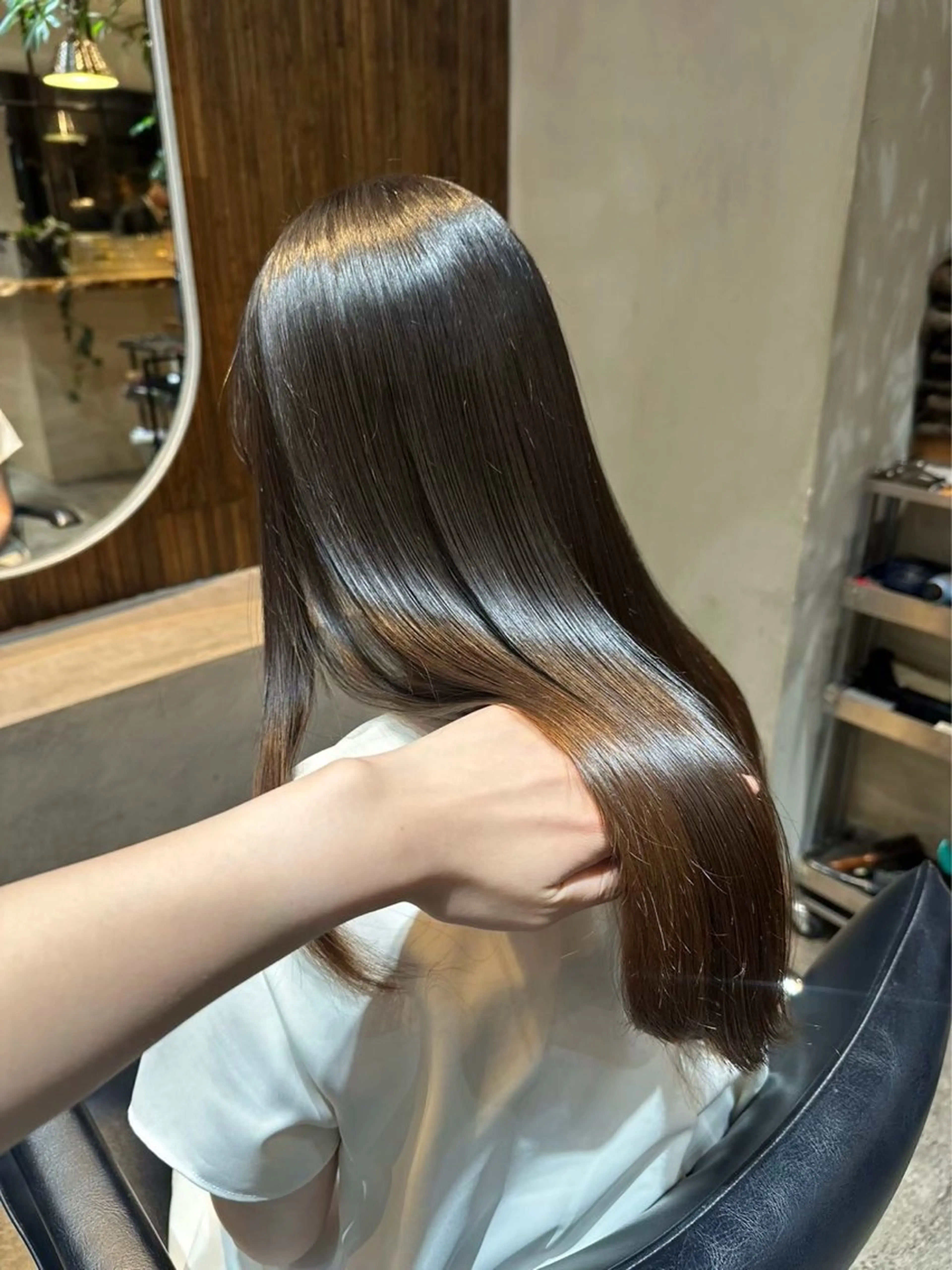 ミディアム カラー ✨髪質改善 縮毛矯正 艶髪 立川 コウキ✨のヘアスタイル