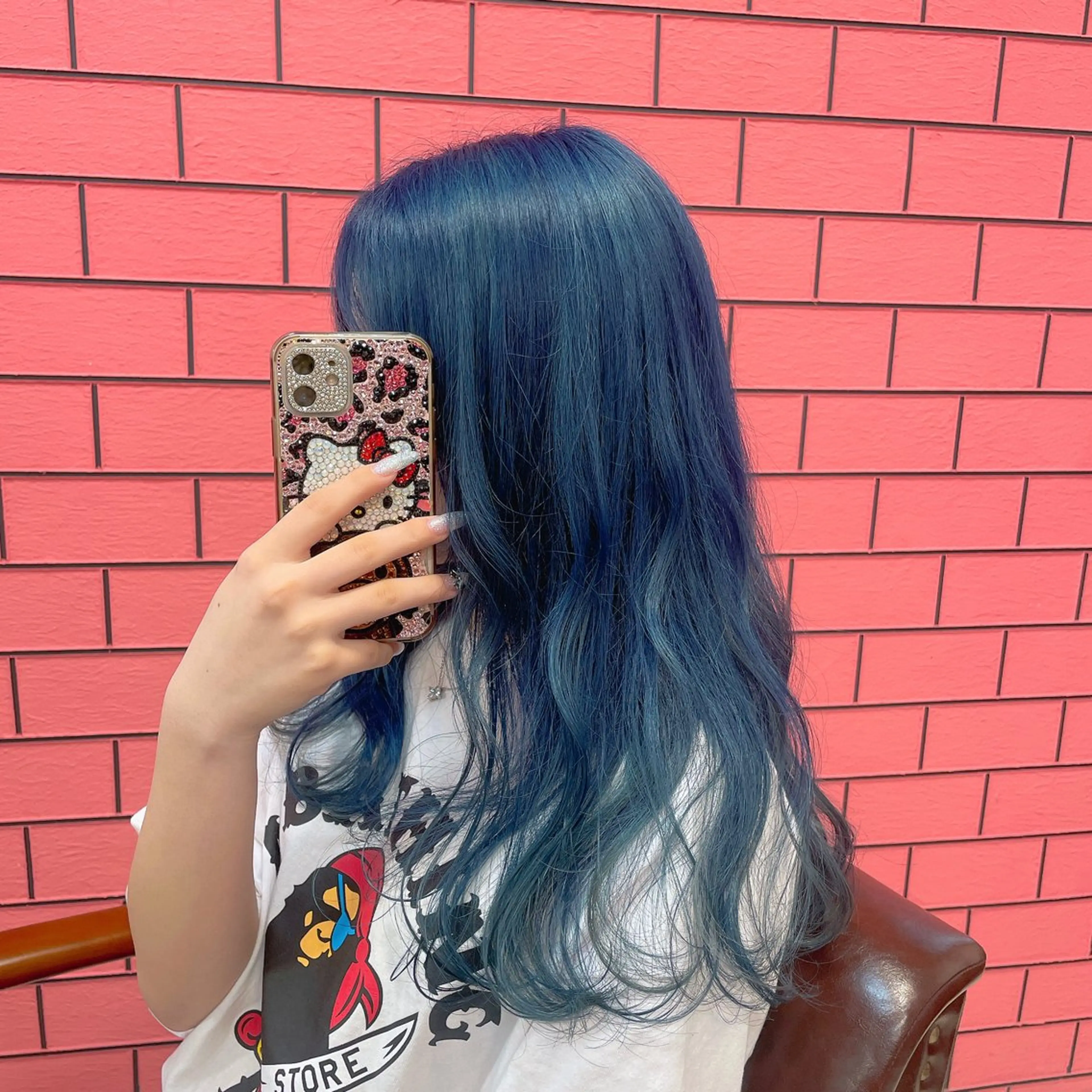 ロング カラー バレイヤージュ ブリーチ ブルーカラー ケアブリーチ ダブルカラー ヘアカラー トリートメント デザインカラー 髪質改善Lilithのその他イメージ