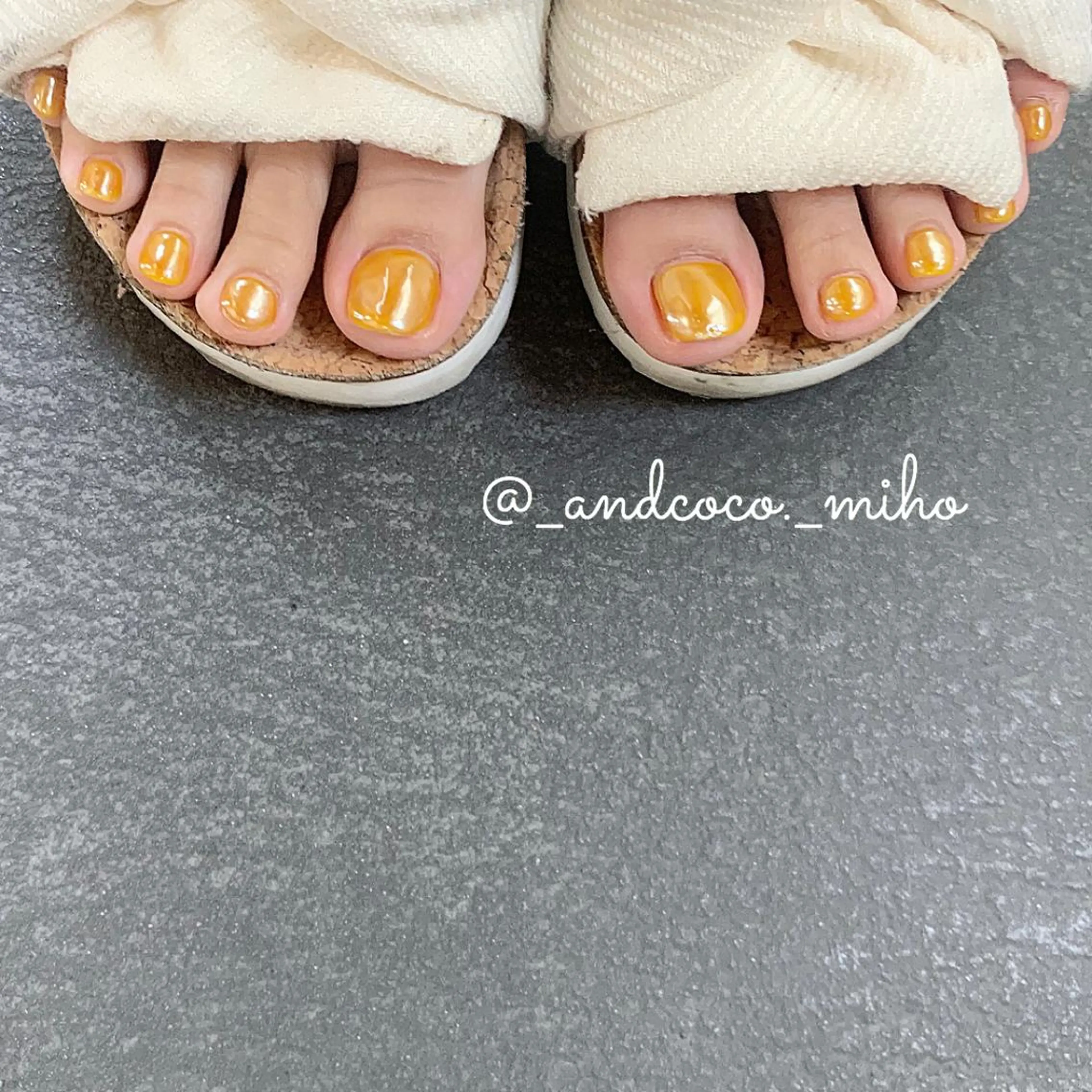 ネイル フットネイル I'm Me.所属・Nailist〻 mihoのネイルデザイン